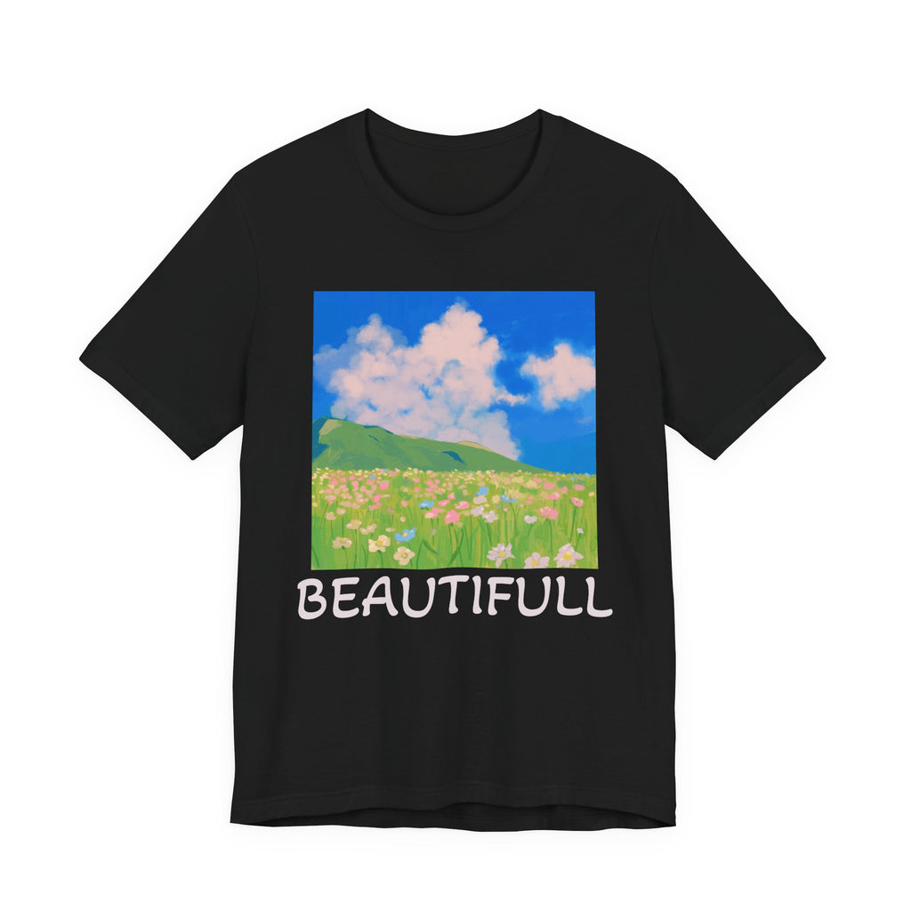 Floral Field Printed T-Shirt — Beautiful Floral Daily Wear