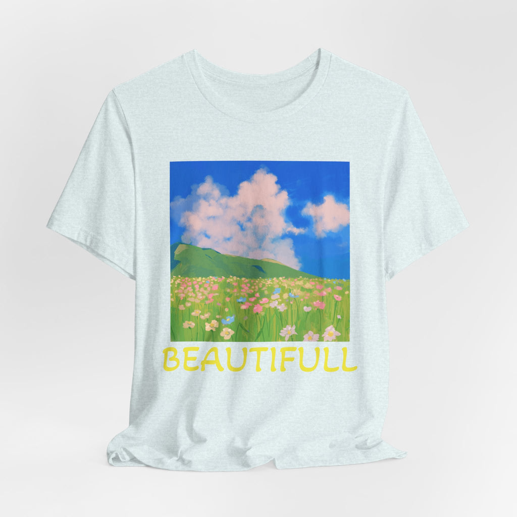 Floral Field Printed T-Shirt — Beautiful Floral Daily Wear