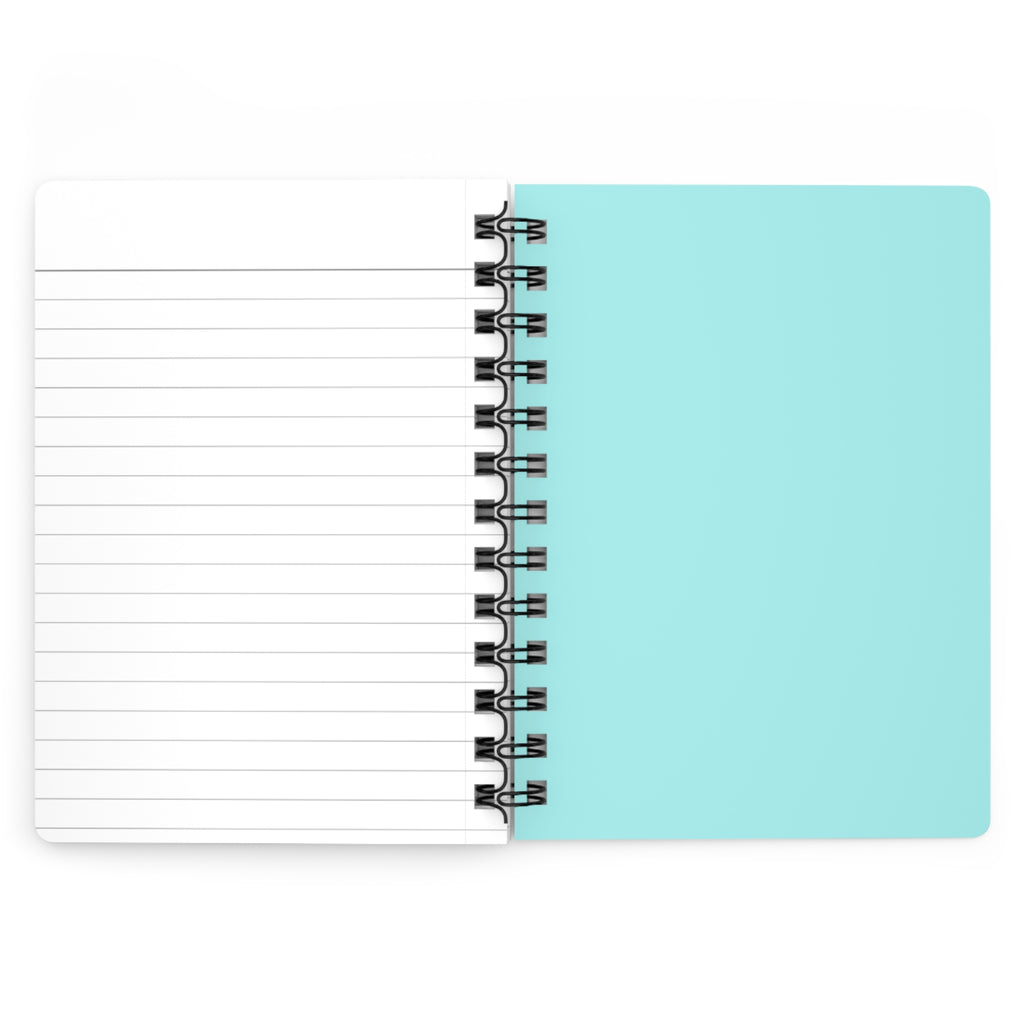 Mint Dragon & Cameo Spiral Journal — Cute Fantasy Notebook