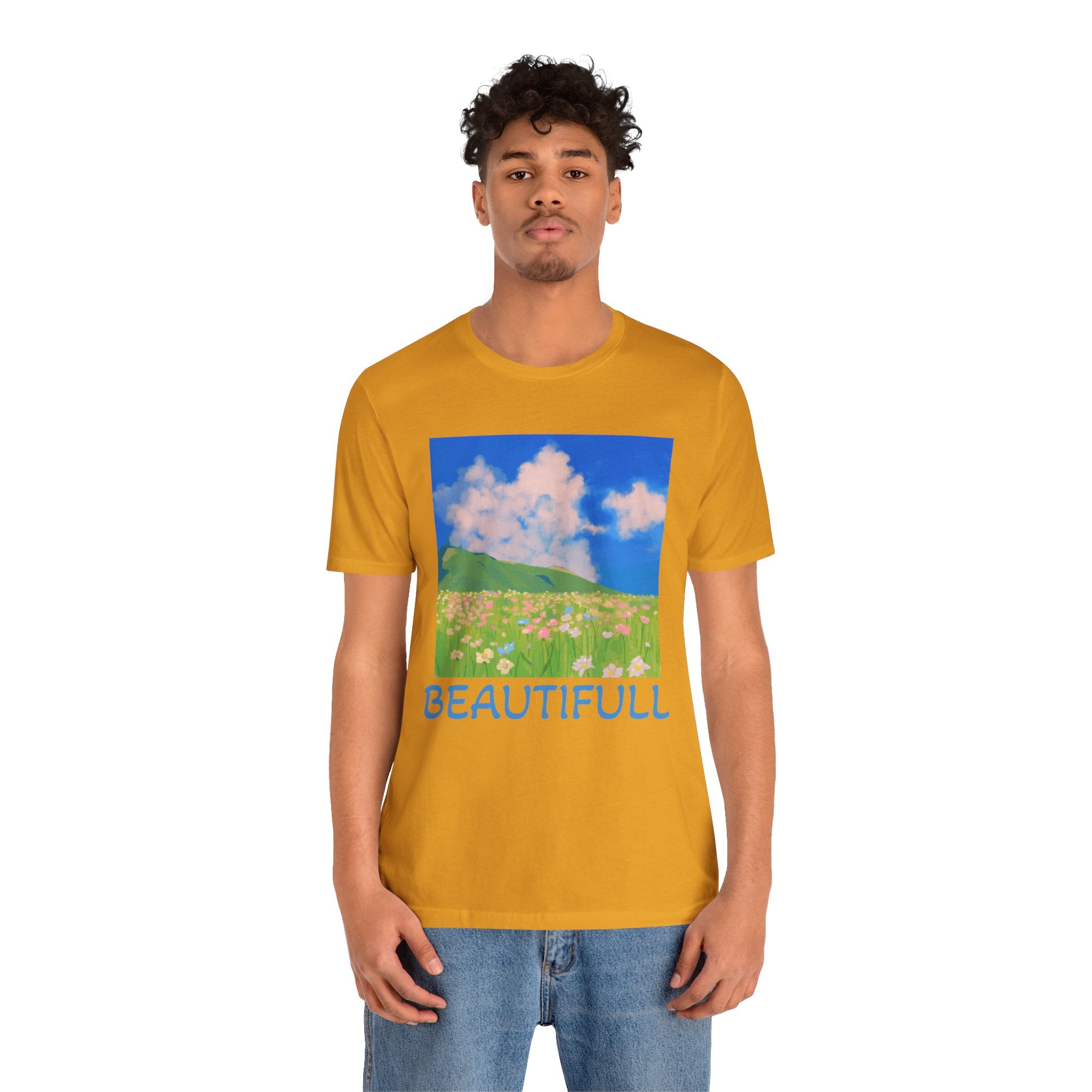 Floral Field Printed T-Shirt — Beautiful Floral Daily Wear