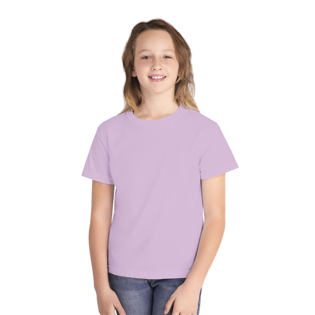 Kids Plain Colored T-Shirt — Classic Youth Midweight Tee