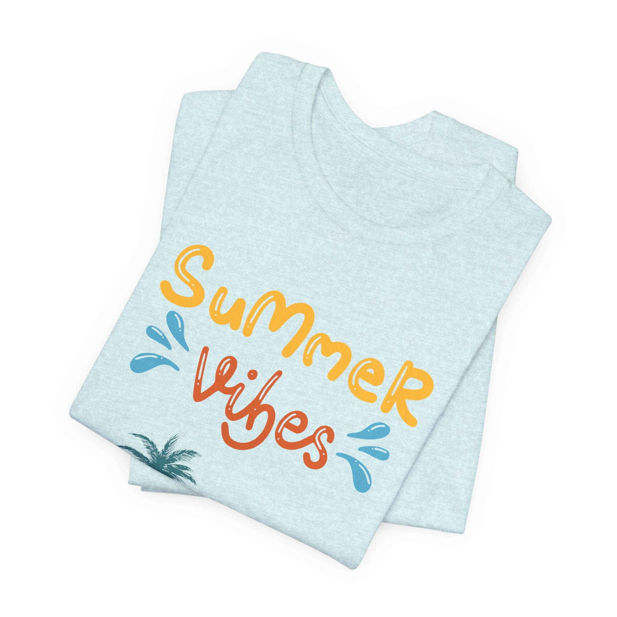 Hello Summer Tee – Pastel Beach Graphic T-Shirt