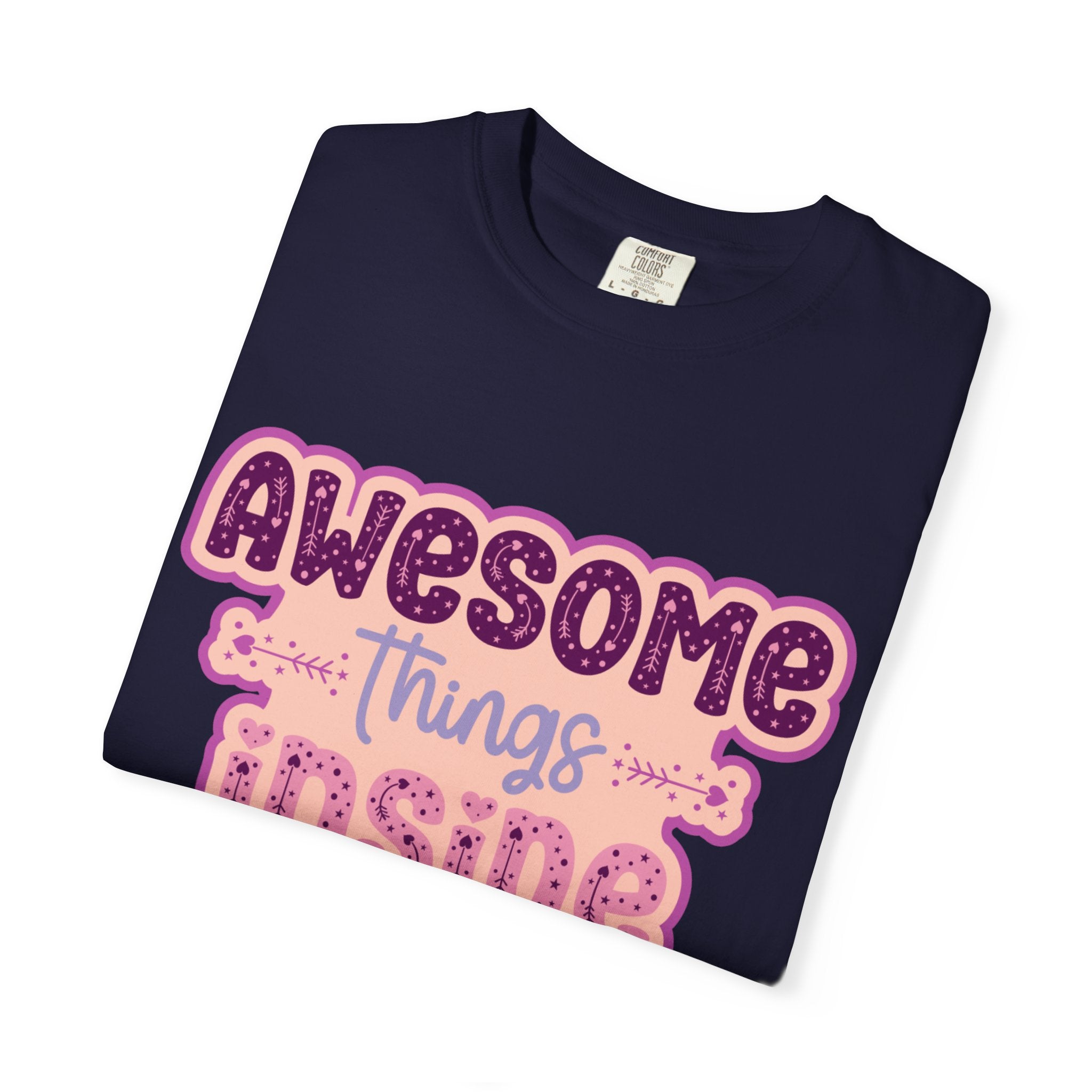 Retro "Awesome Things Inside, Handle With Care" T-Shirt