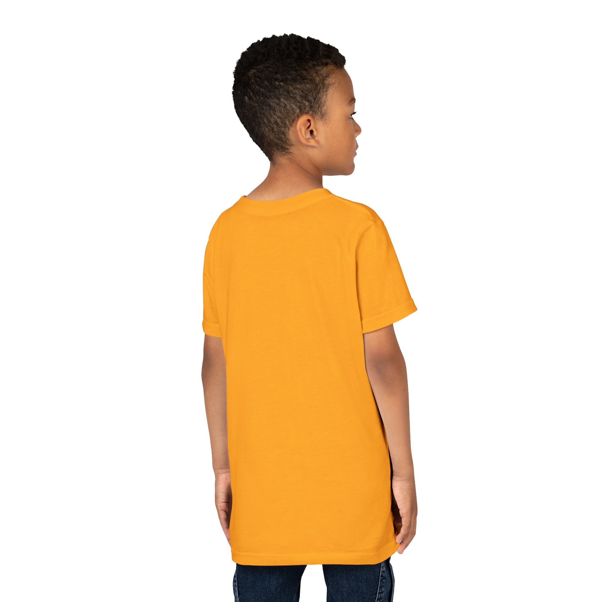 Youth Tee — "Stay True and Be You" Rainbow Script Kids T-Shirt