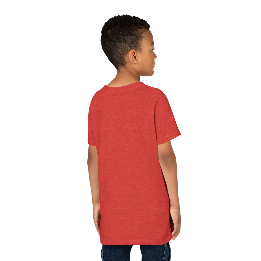 Youth Tee — "Stay True and Be You" Rainbow Script Kids T-Shirt