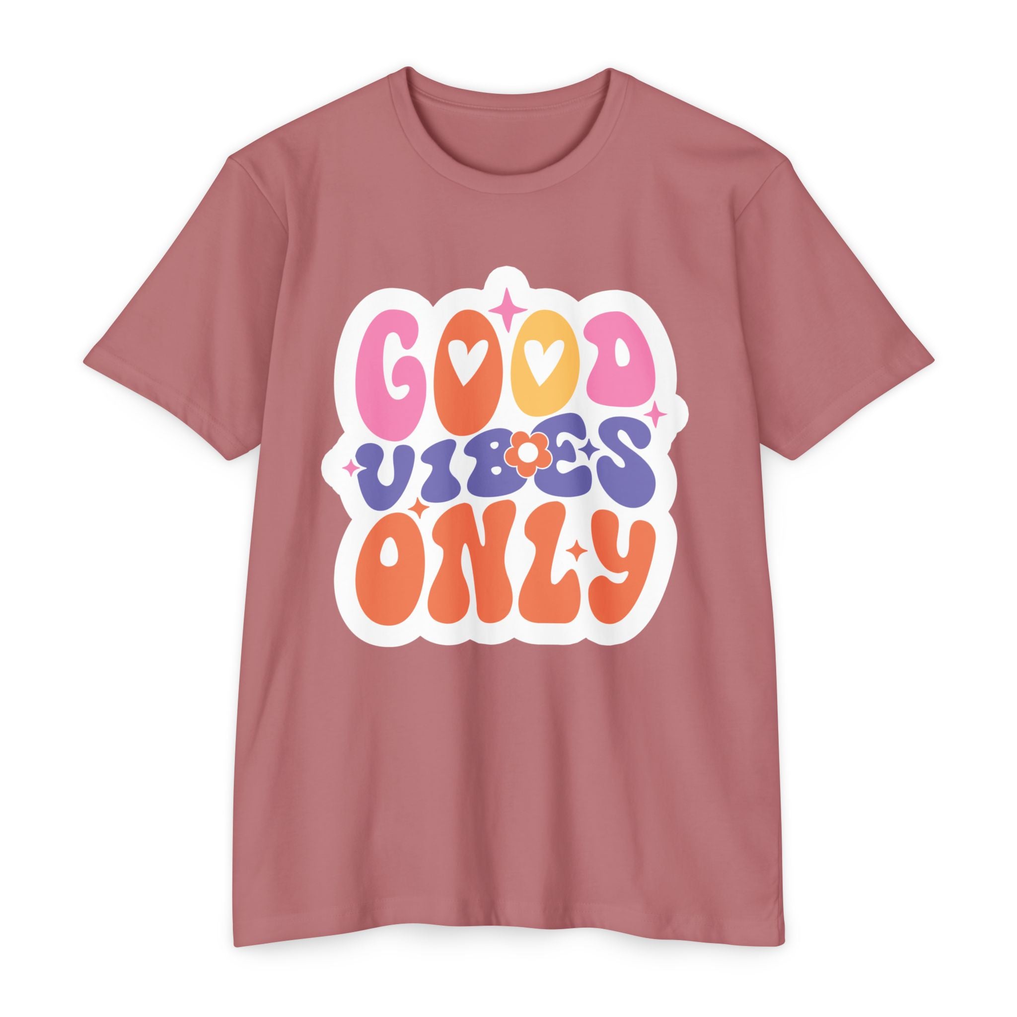 Women’s Boyfriend Tee "Good Vibes Only" - Comfortable Women's T-Shirt
