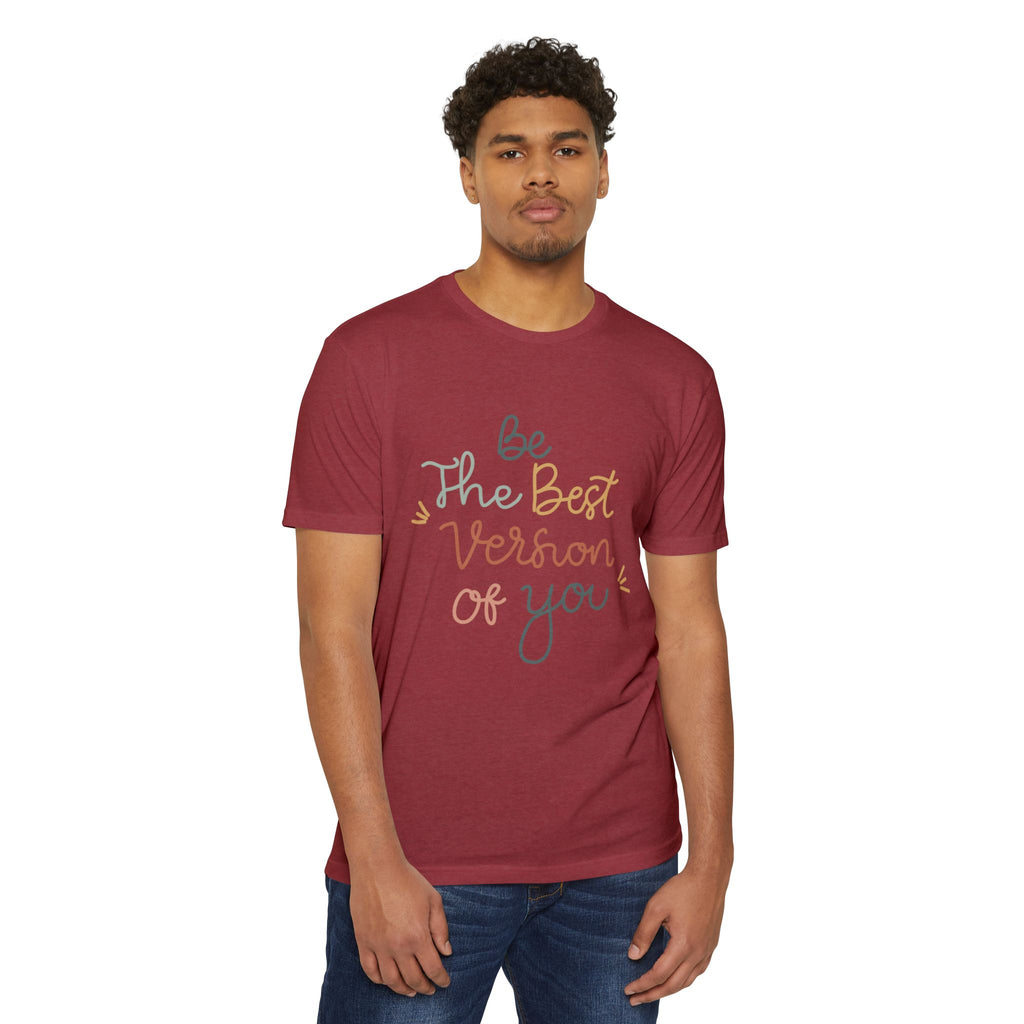 Inspirational "Be The Best Version Of You" T-Shirt — Motivational Women's Tee