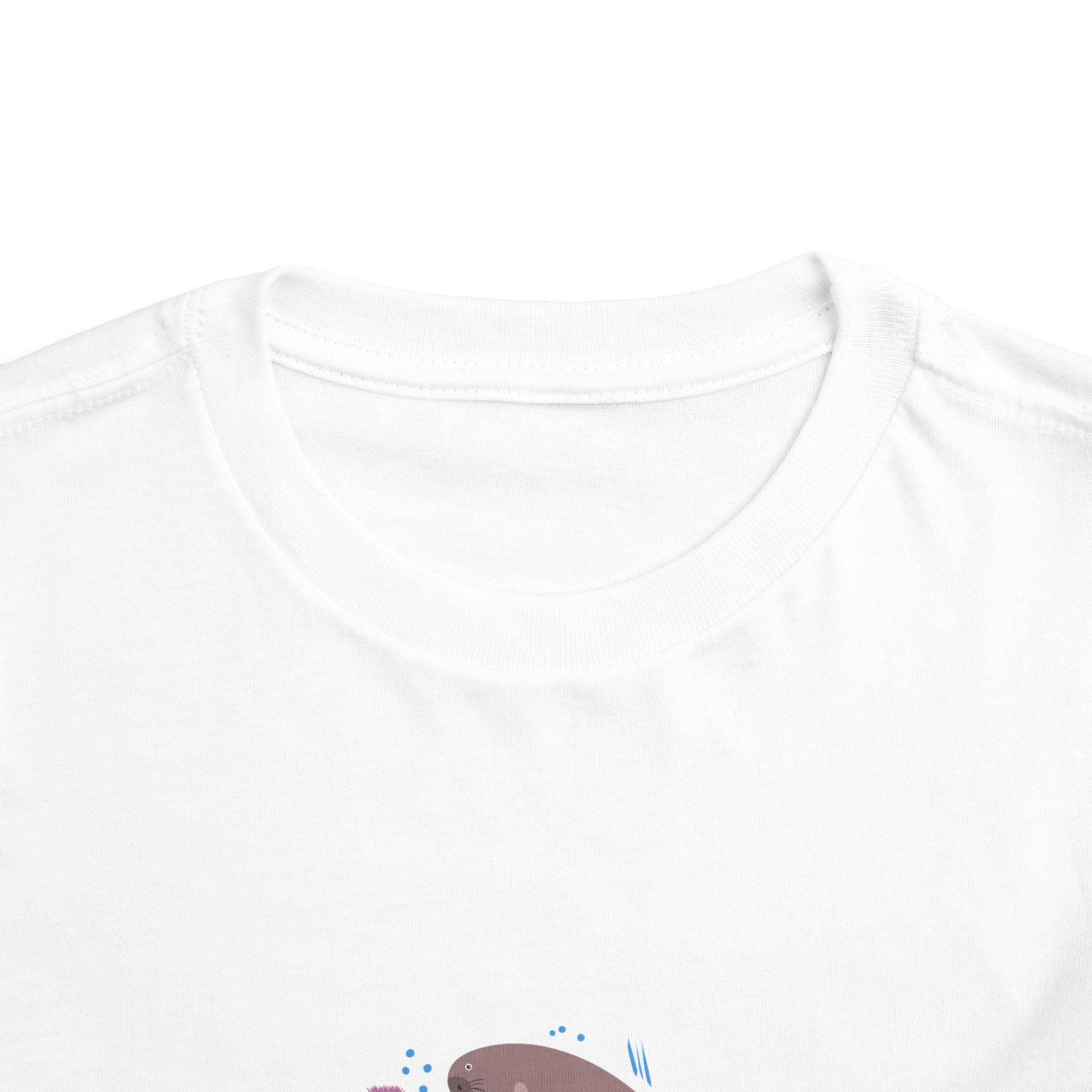 Toddler Tee — Cute Ocean Animals Circle Graphic