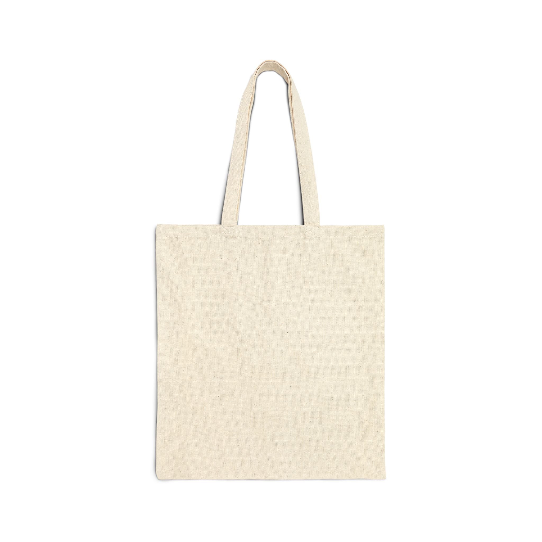 Colorful Macaron Cotton Canvas Tote Bag — Macaroon Pattern Shopper