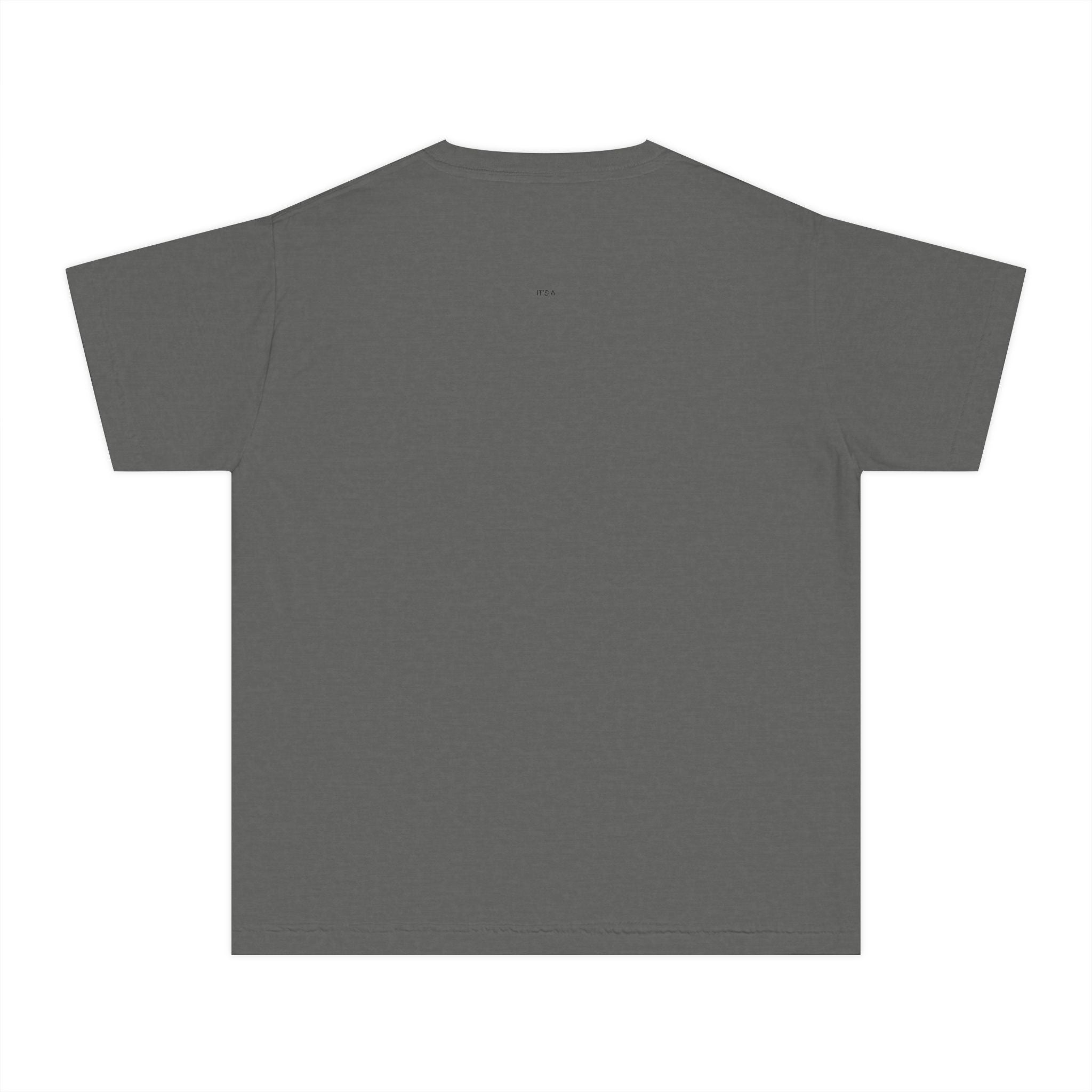 Kids Plain Colored T-Shirt — Classic Youth Midweight Tee