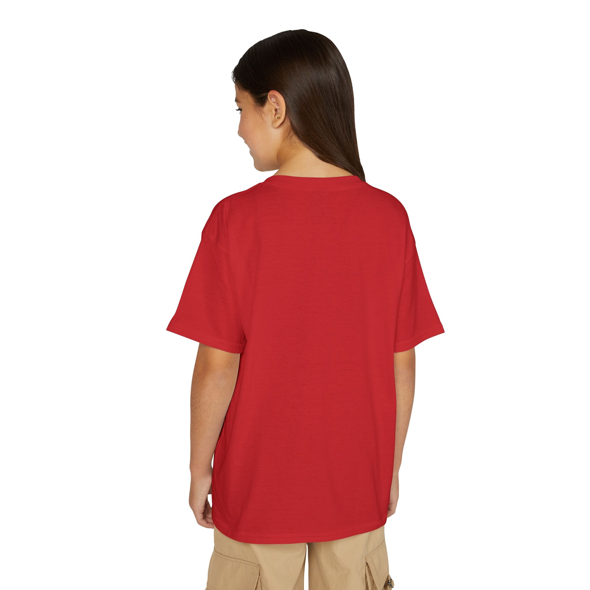 Youth Beach Please T-Shirt — Kids Summer Palm Tree & Umbrella Tee