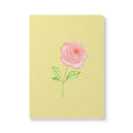 Pink Watercolor Rose Softcover Journal — Floral Notebook for Notes, Gratitude, and Everyday Journaling