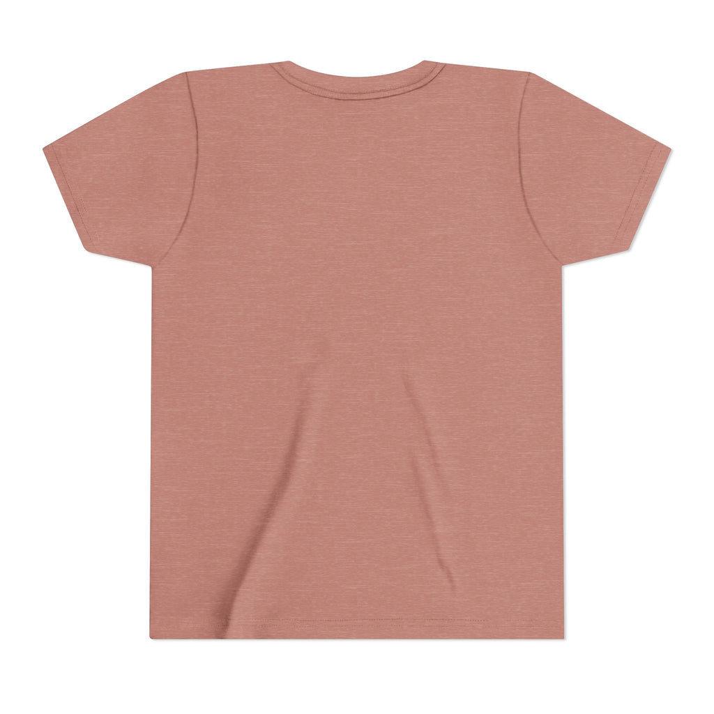 Youth Tee — "Stay True and Be You" Rainbow Script Kids T-Shirt