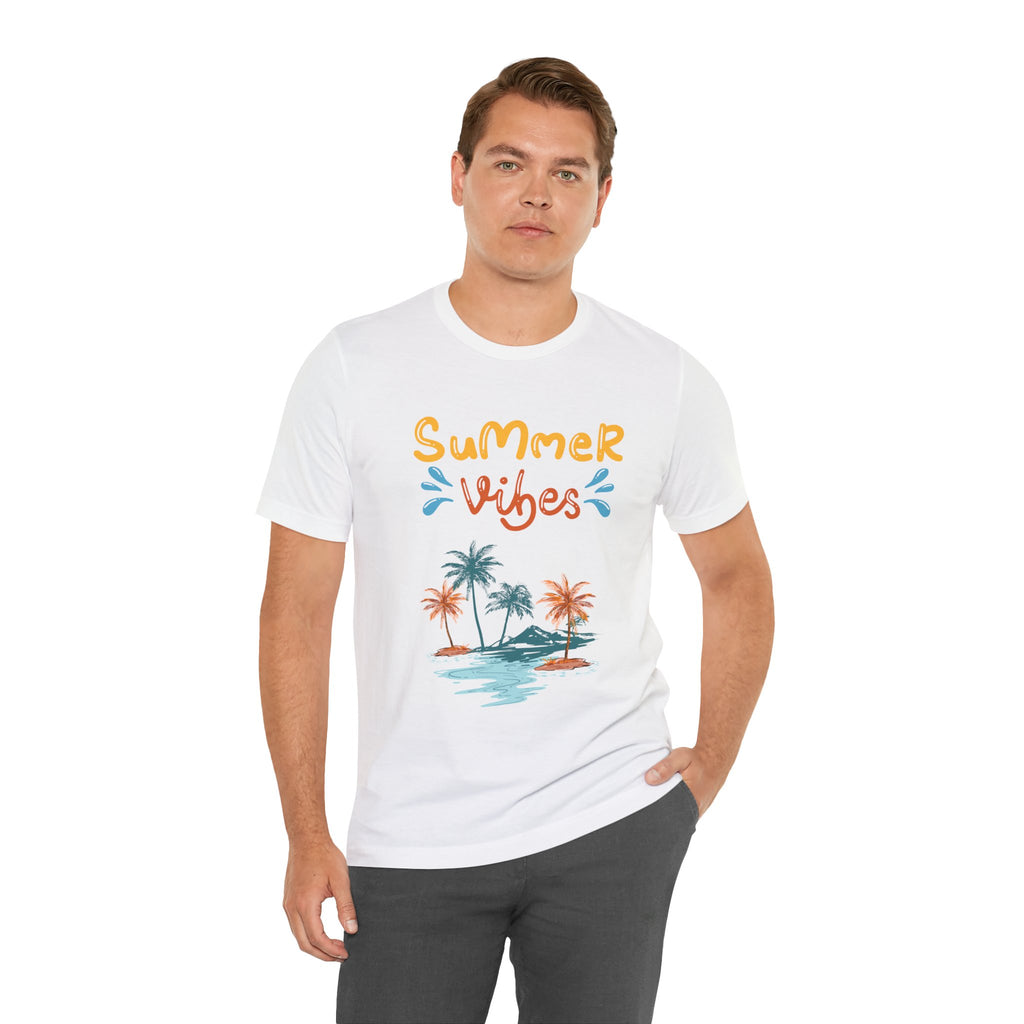 Hello Summer Tee – Pastel Beach Graphic T-Shirt