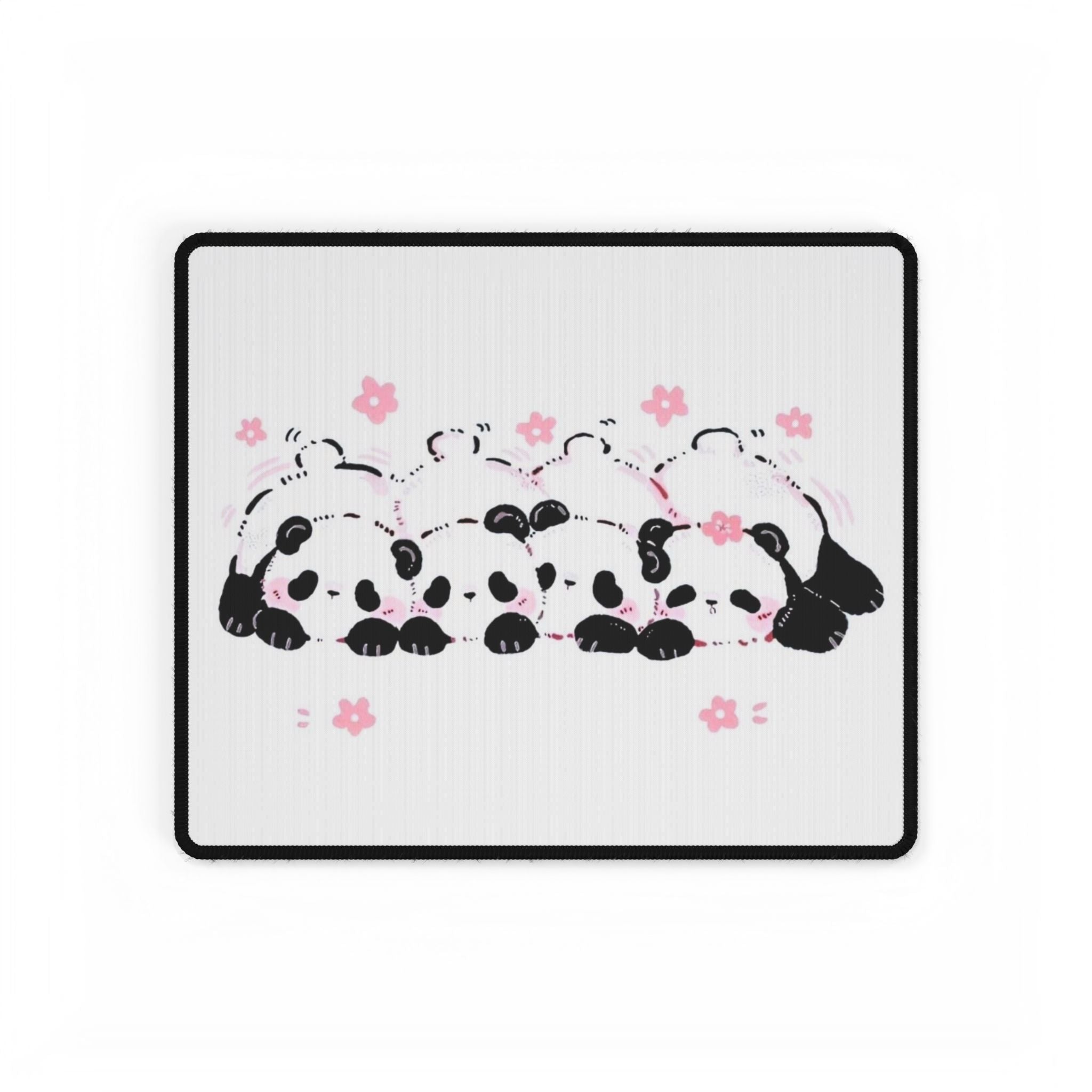 Sleeping Panda Desk Mat — Sakura Baby Pandas Keyboard Mouse Pad