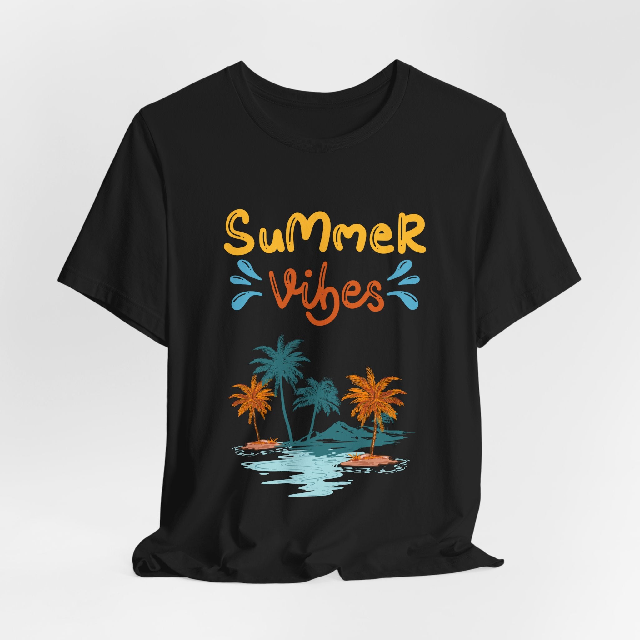 Hello Summer Tee – Pastel Beach Graphic T-Shirt