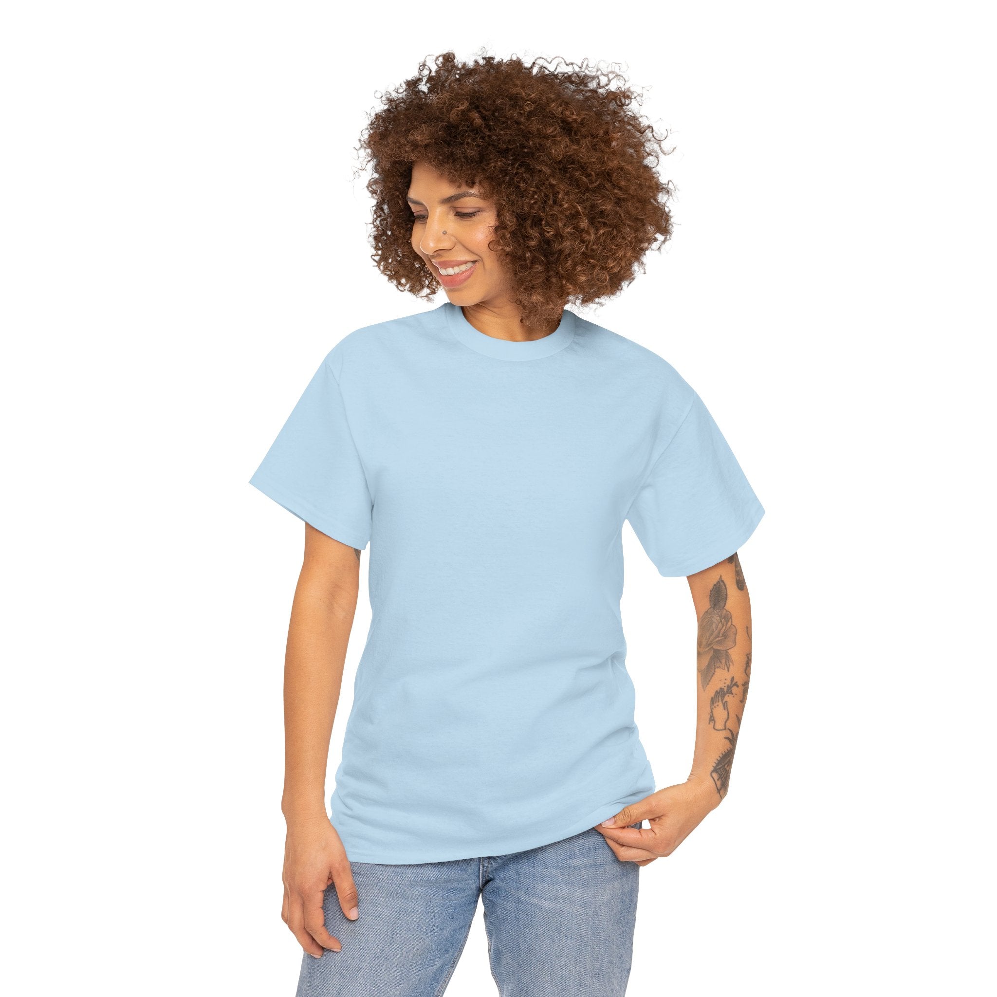 Plain Unisex Cotton Tee — Comfortable Affordable Everyday T‑Shirt