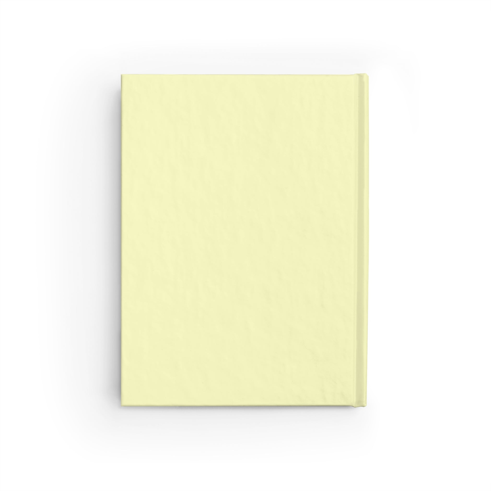 Floral Ruled Journal - "Beautiful Flowers" Pastel Yellow Notebook for Notes & Journaling