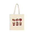 Red Velvet Dessert Lover Tote Bag — Pastries & Trifle Canvas Grocery Tote
