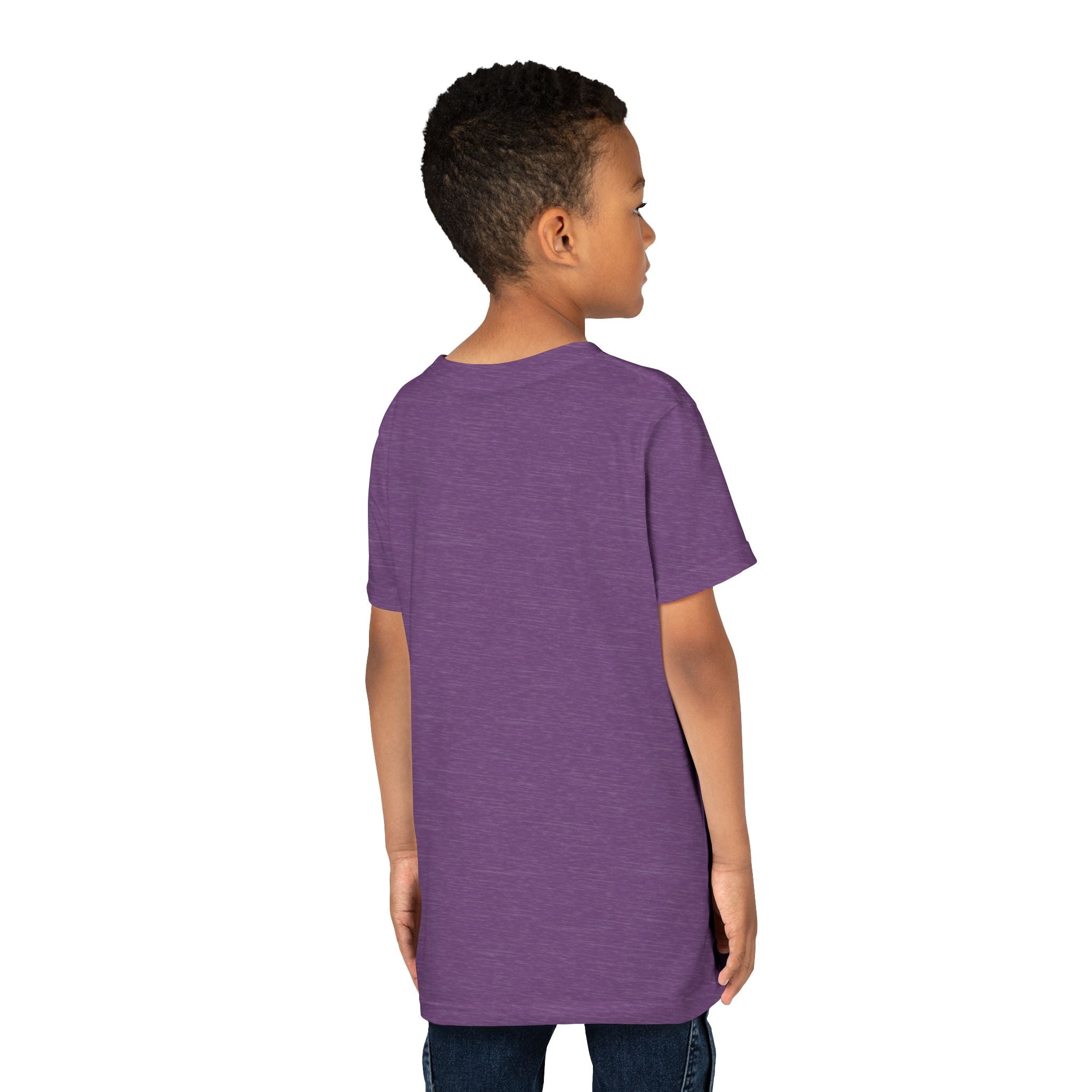 Youth Tee — "Stay True and Be You" Rainbow Script Kids T-Shirt