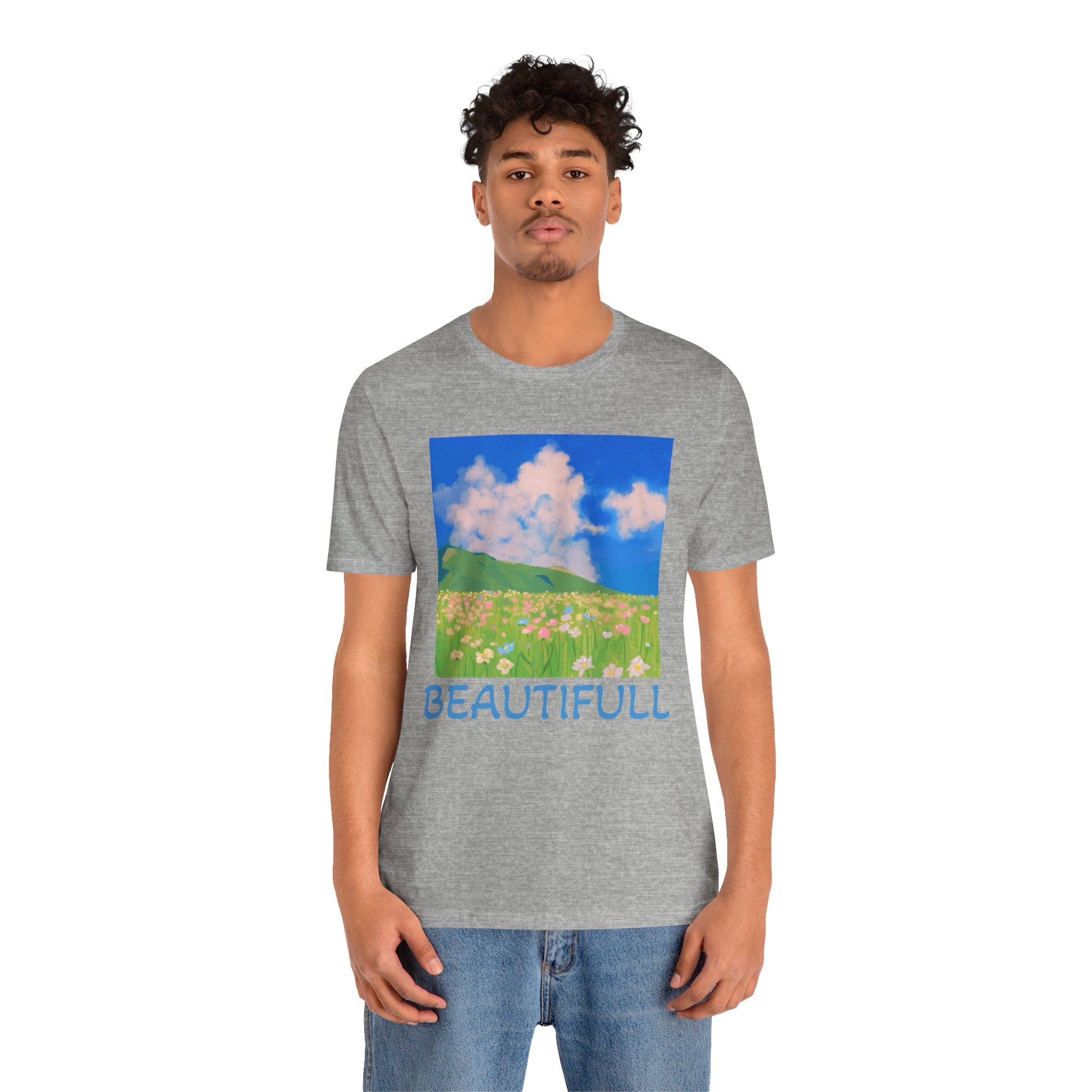 Floral Field Printed T-Shirt — Beautiful Floral Daily Wear