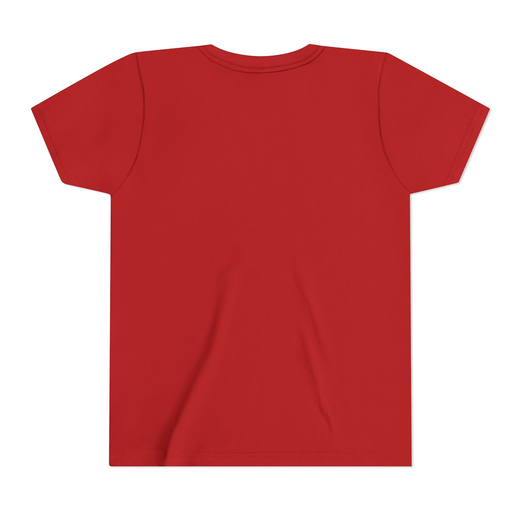 Youth Tee — "Stay True and Be You" Rainbow Script Kids T-Shirt