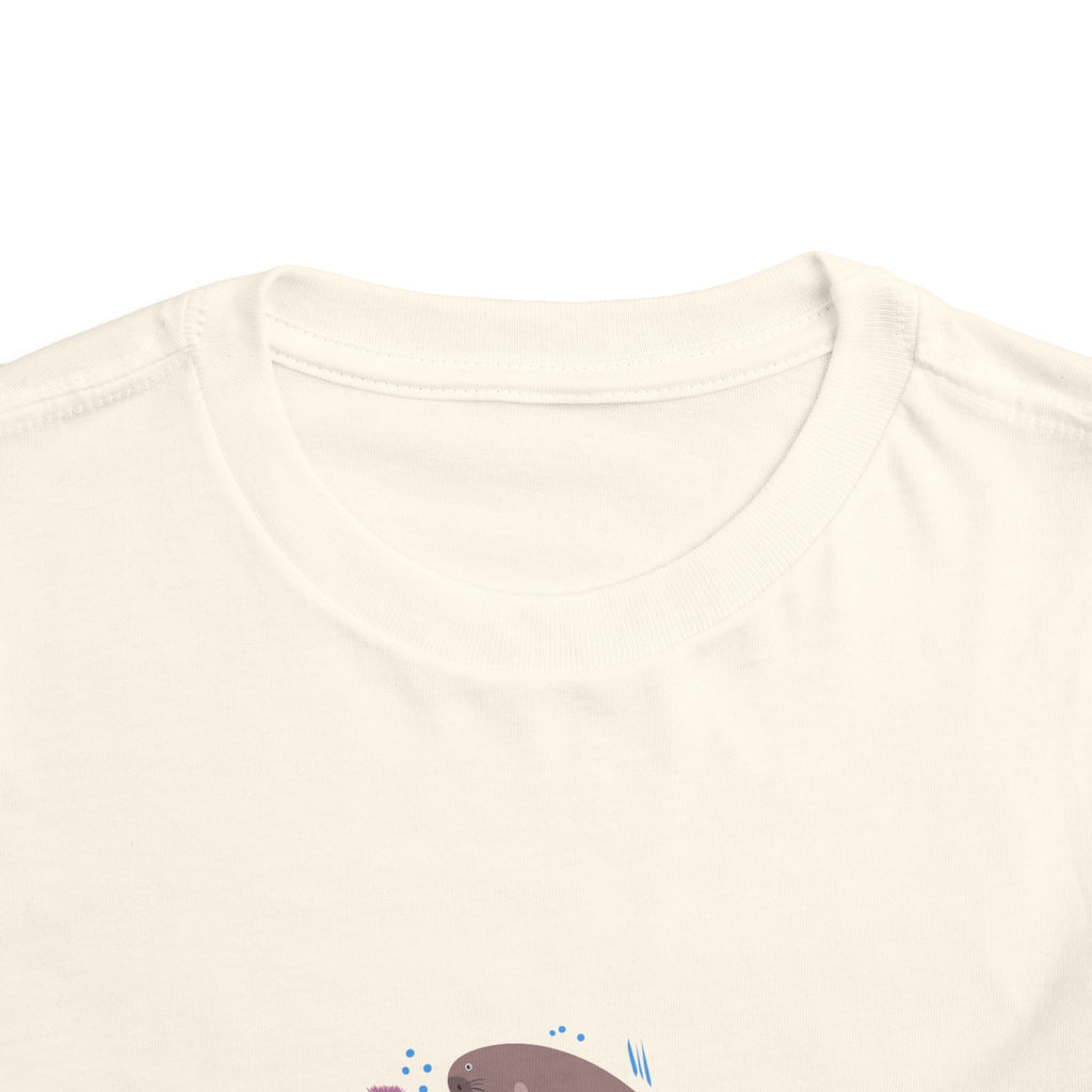 Toddler Tee — Cute Ocean Animals Circle Graphic