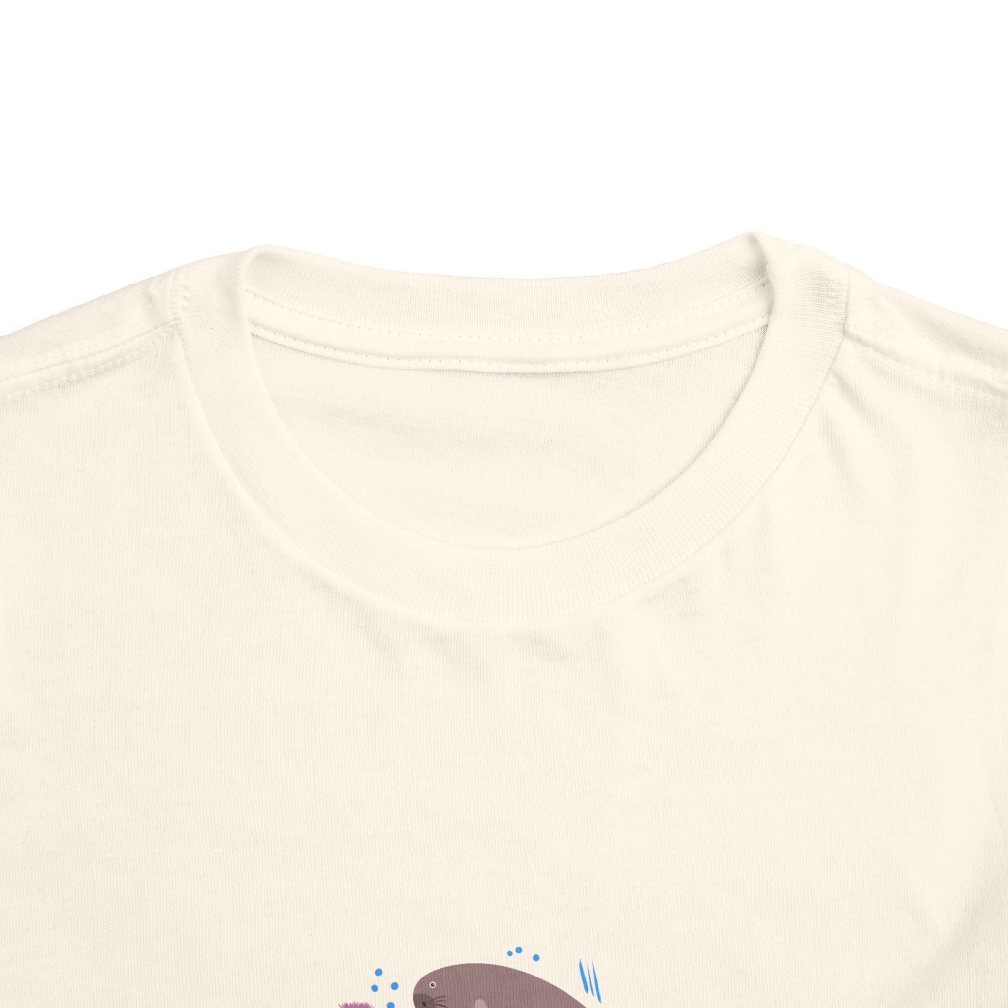 Toddler Tee — Cute Ocean Animals Circle Graphic