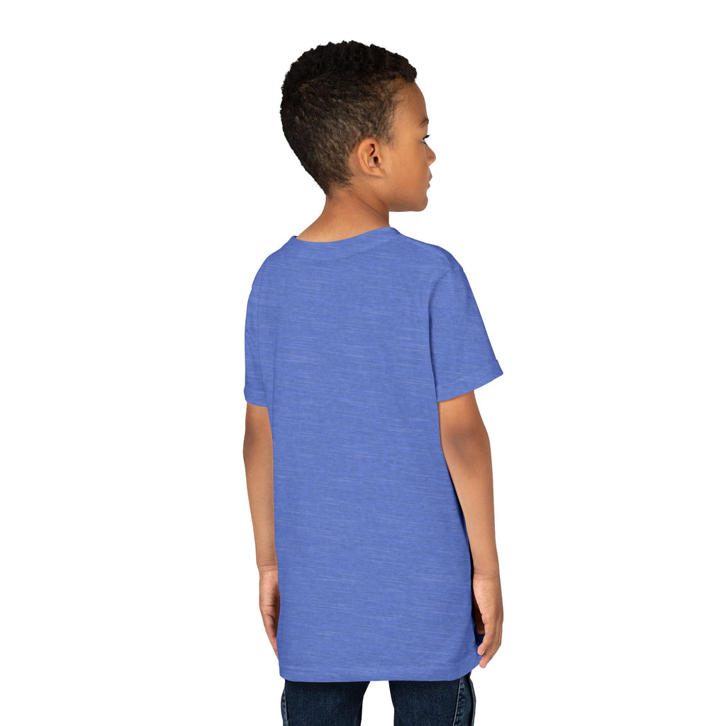 Youth Tee — "Stay True and Be You" Rainbow Script Kids T-Shirt