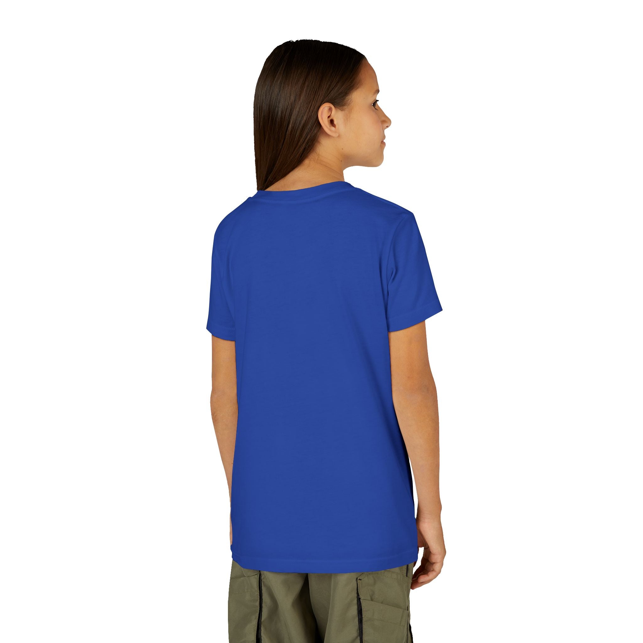 Youth Tee — "Stay True and Be You" Rainbow Script Kids T-Shirt