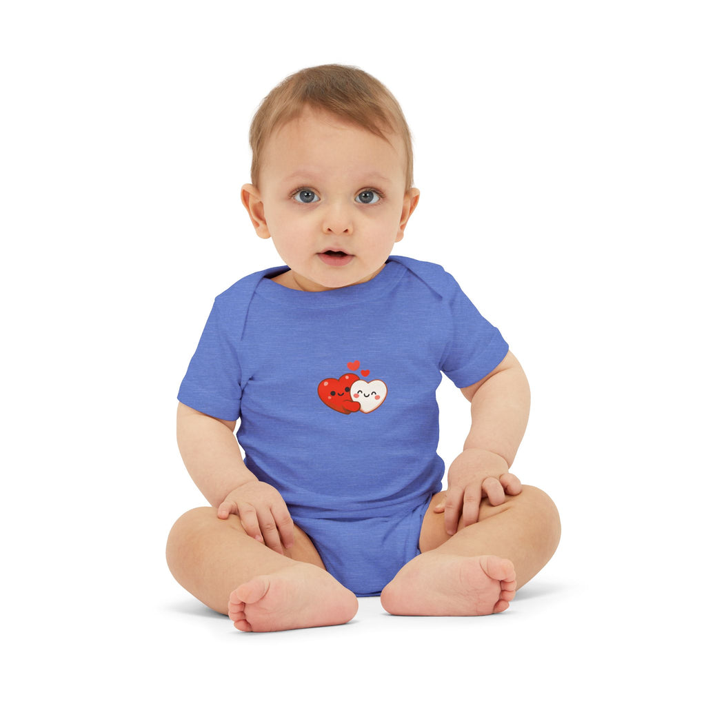Cute Heart Kisses Infant One-Piece Bodysuit – Love Baby Romper