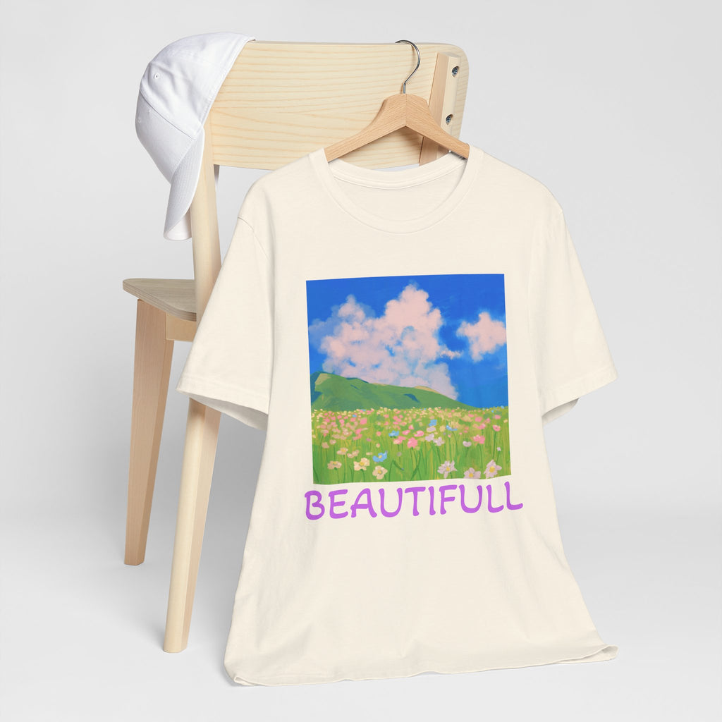 Floral Field Printed T-Shirt — Beautiful Floral Daily Wear