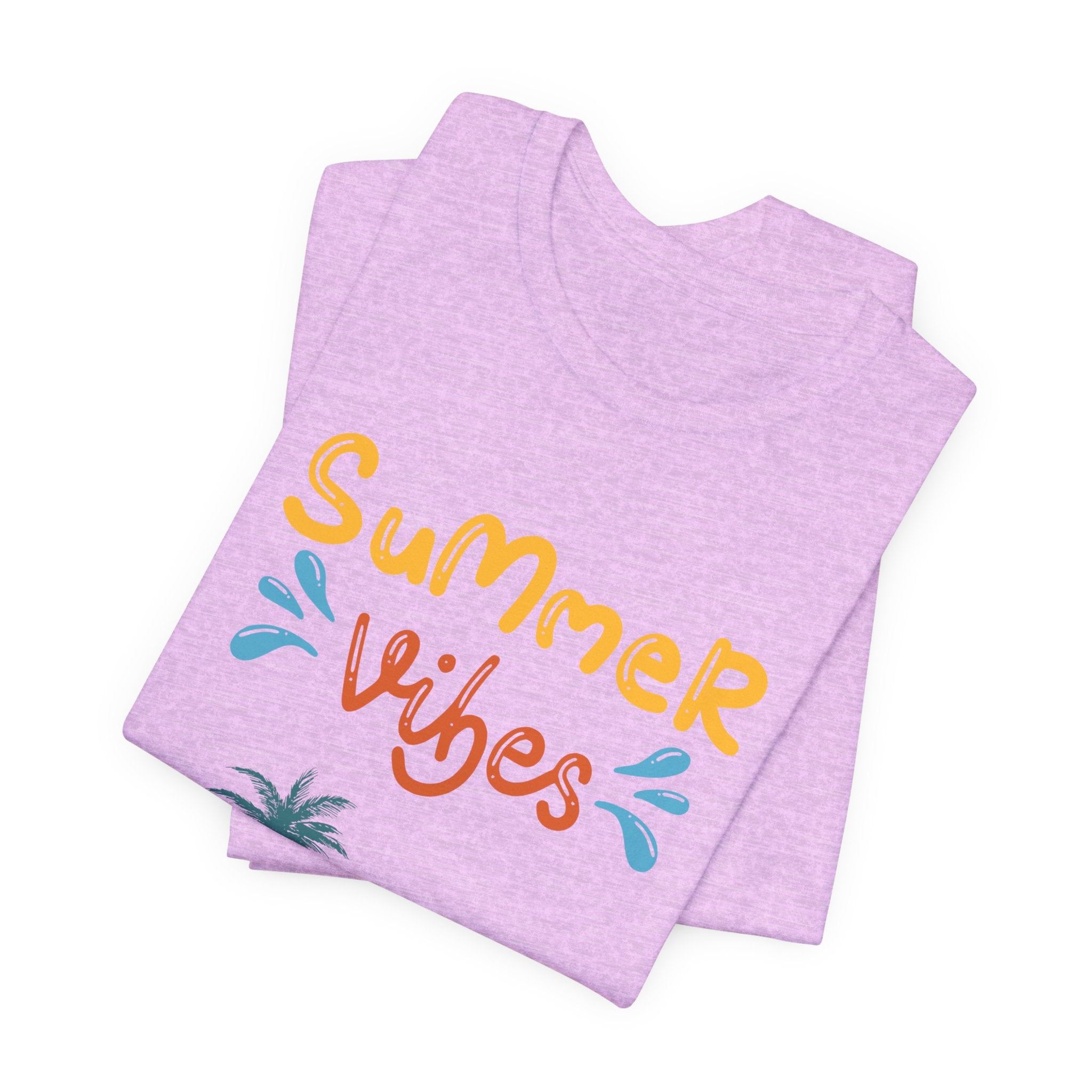 Hello Summer Tee – Pastel Beach Graphic T-Shirt