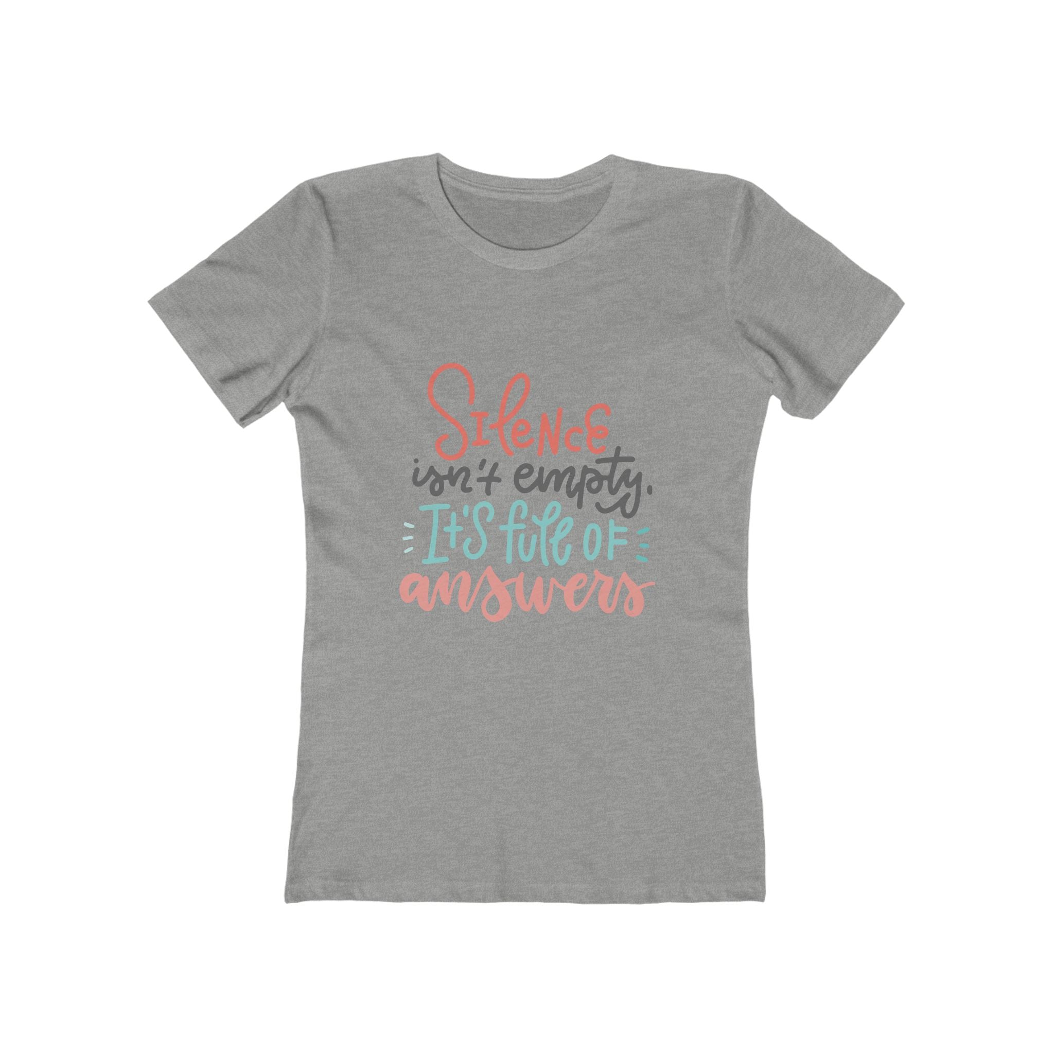 Women’s Boyfriend Tee - Colorful Heart Graphic
