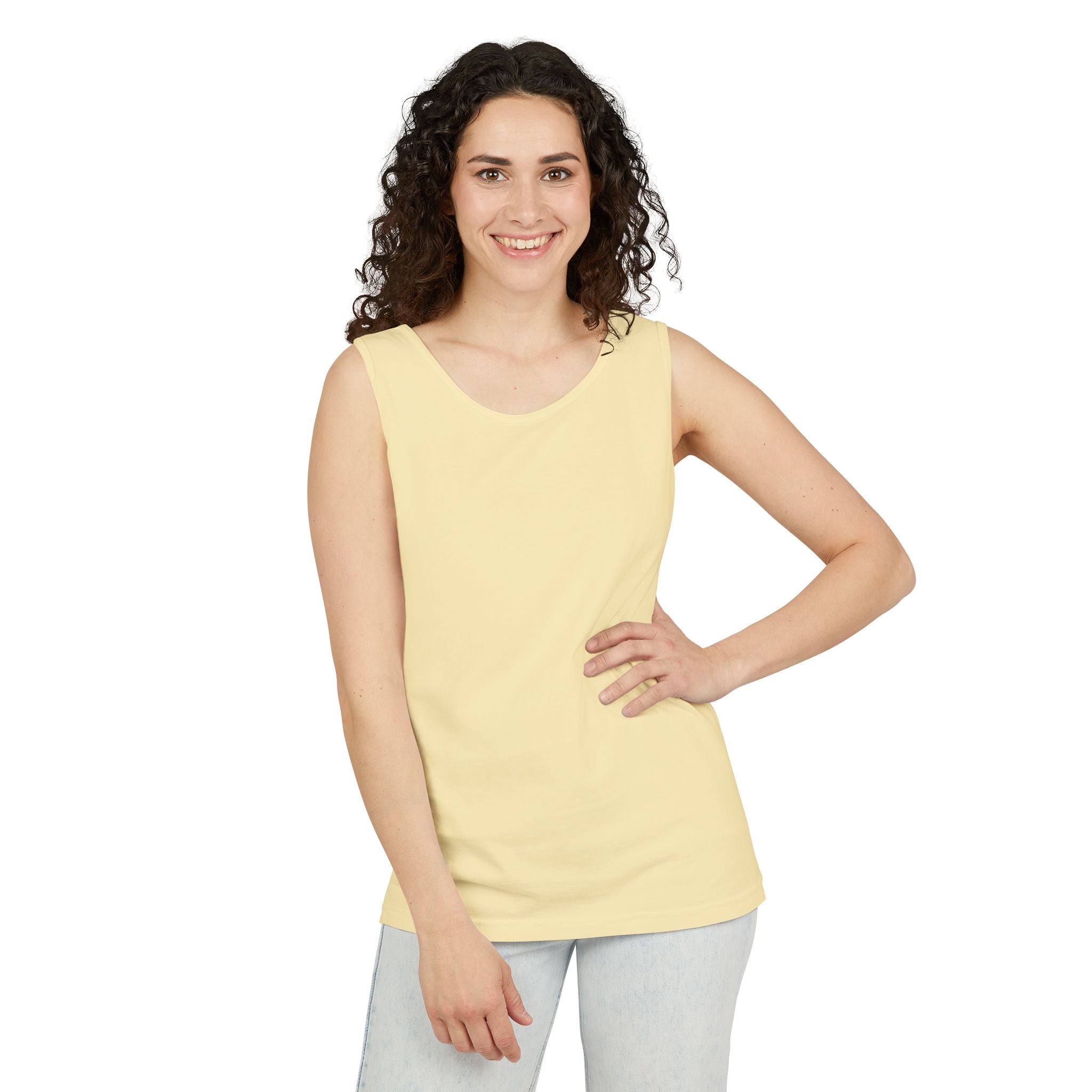 Classic Plain Tank Top — Lightweight Unisex Garment-Dyed Summer Tank