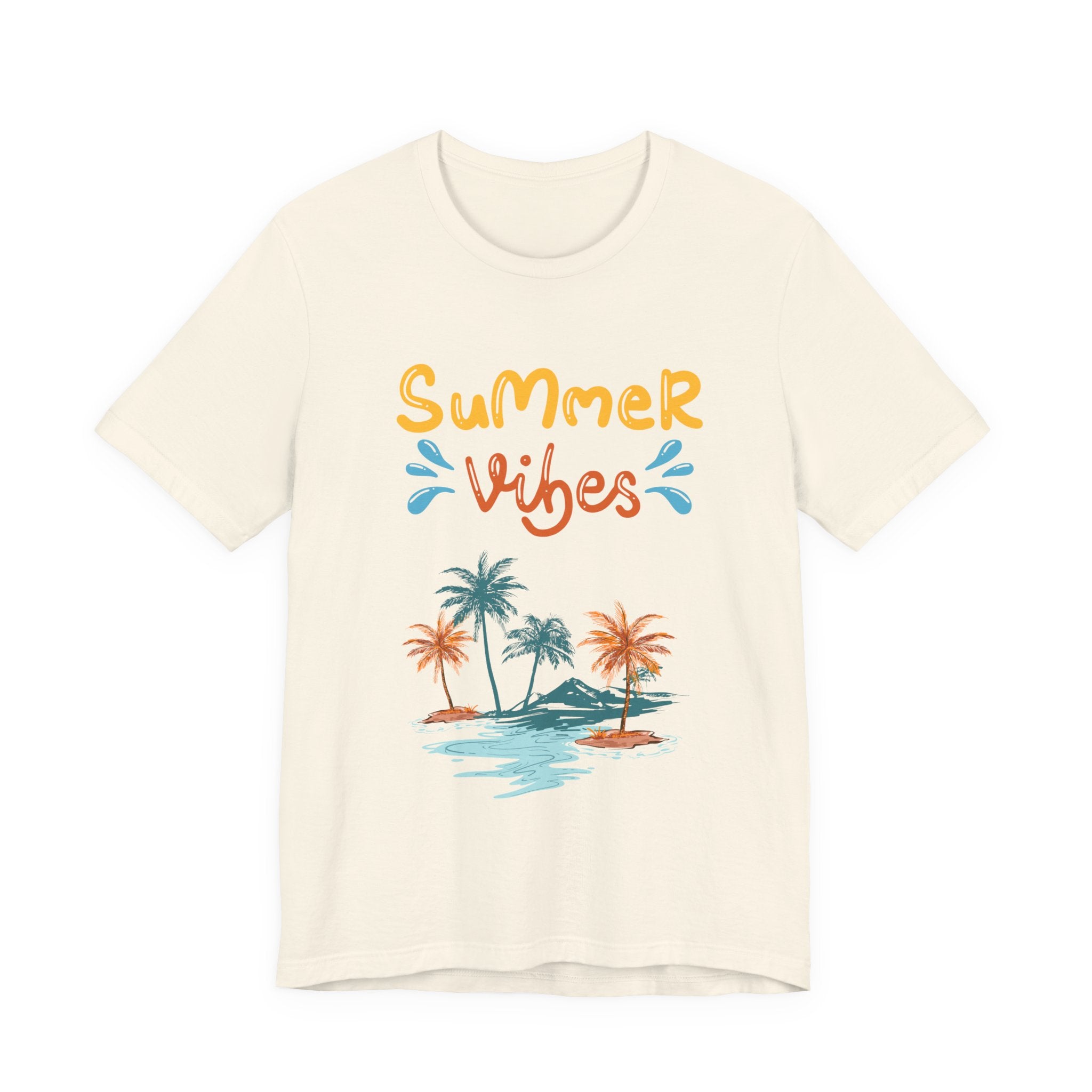 Hello Summer Tee – Pastel Beach Graphic T-Shirt