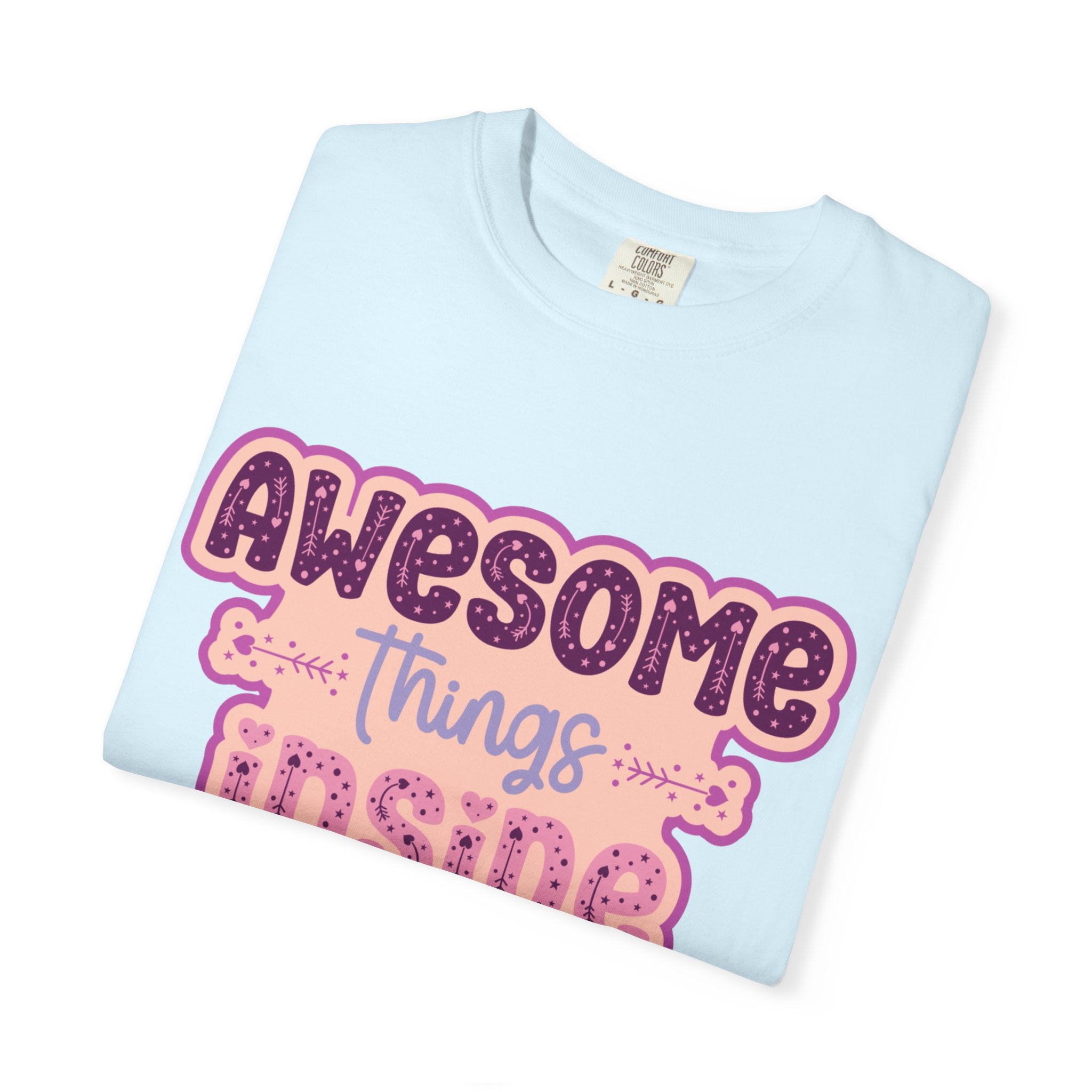Retro "Awesome Things Inside, Handle With Care" T-Shirt
