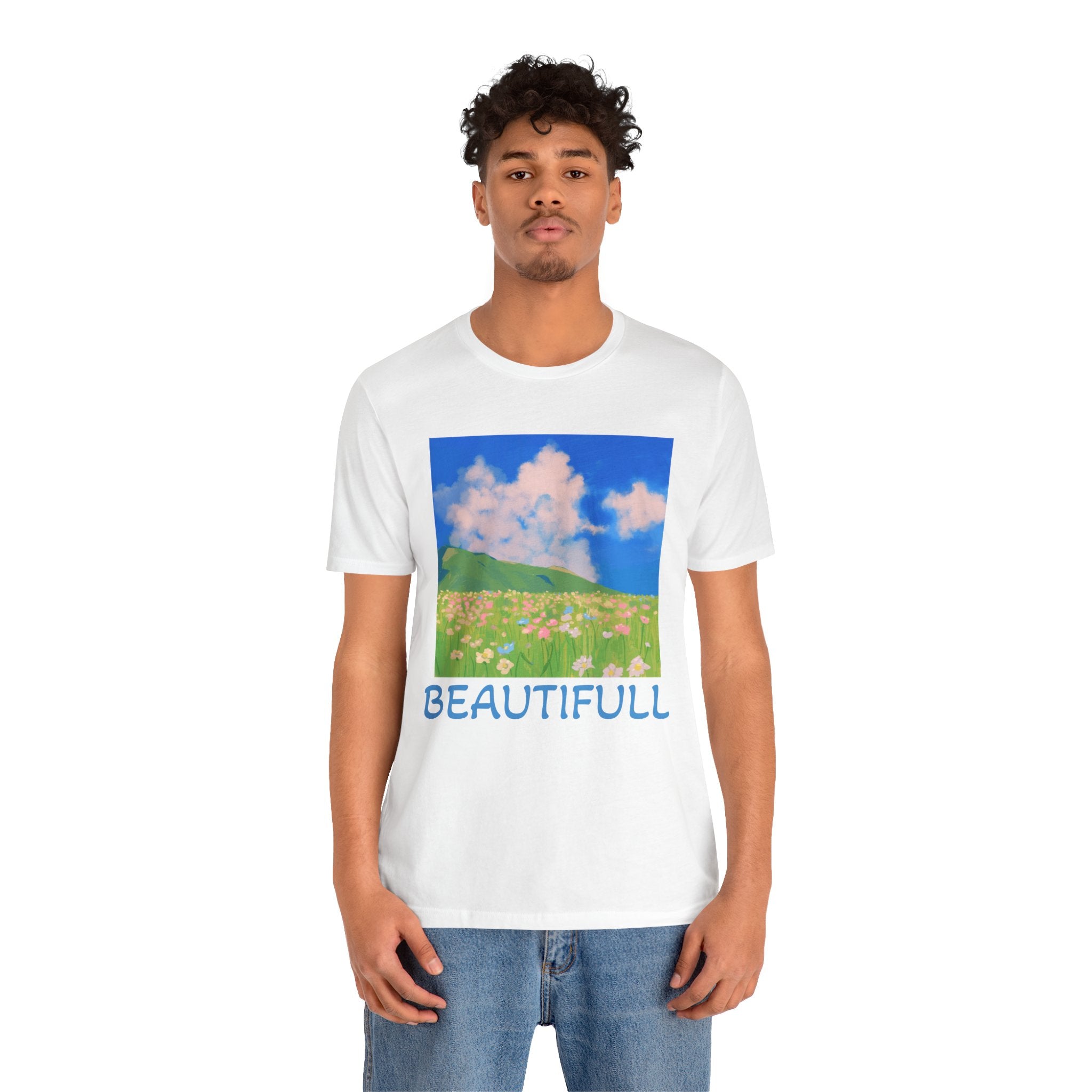 Floral Field Printed T-Shirt — Beautiful Floral Daily Wear