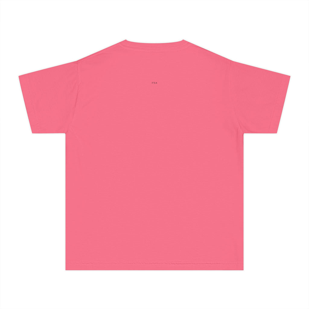 Kids Plain Colored T-Shirt — Classic Youth Midweight Tee