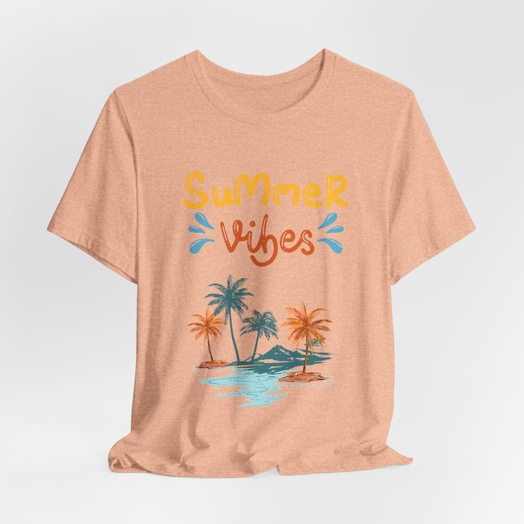 Hello Summer Tee – Pastel Beach Graphic T-Shirt