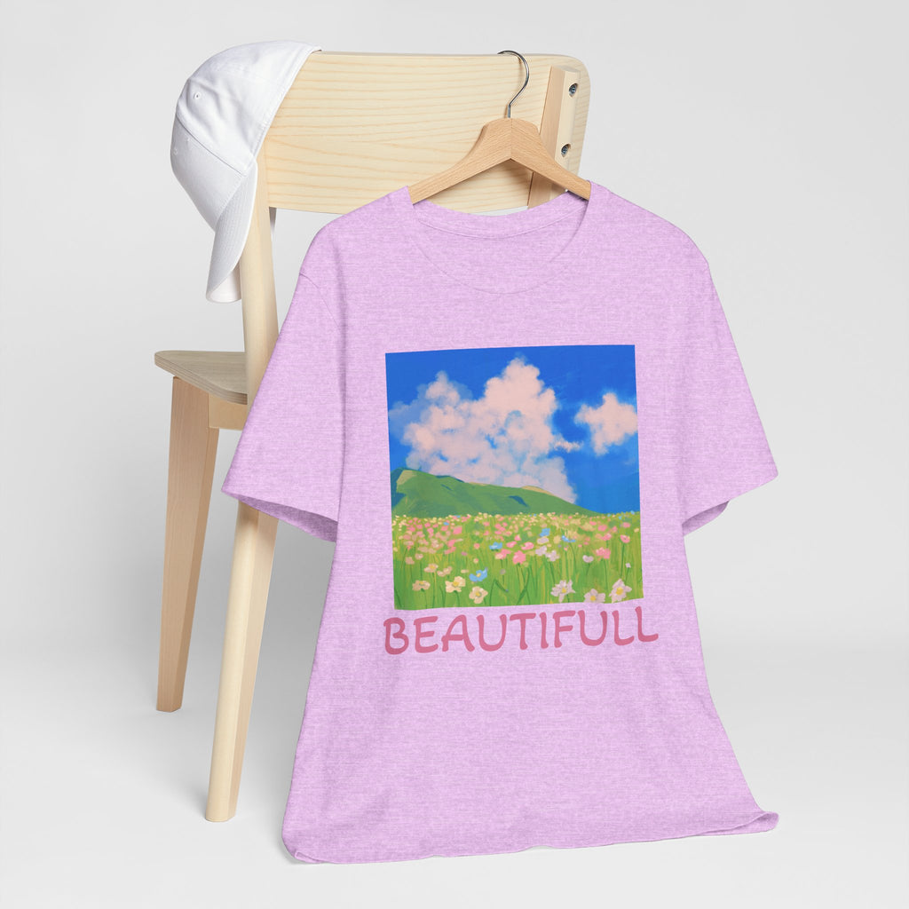 Floral Field Printed T-Shirt — Beautiful Floral Daily Wear