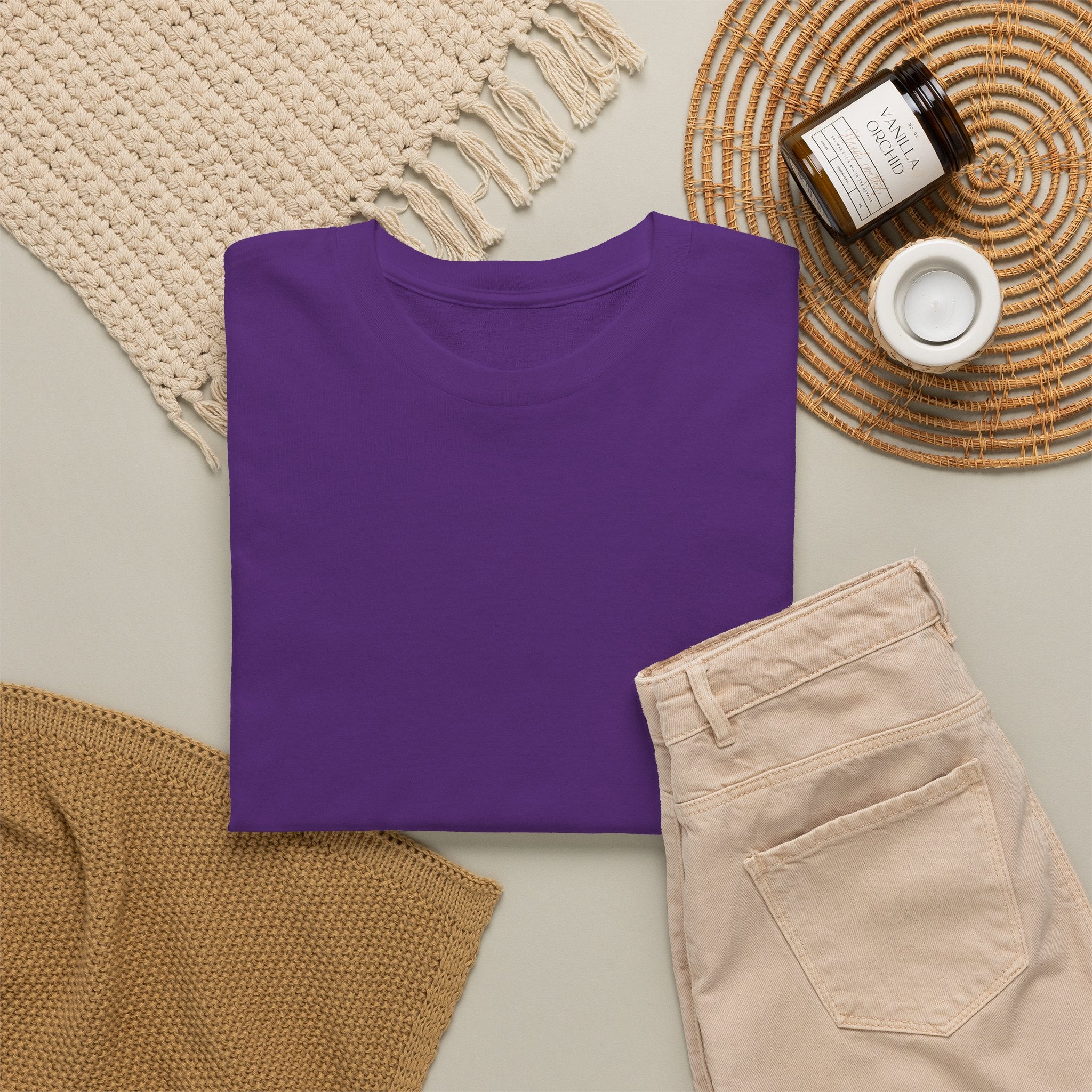 Plain Unisex Cotton Tee — Comfortable Affordable Everyday T‑Shirt