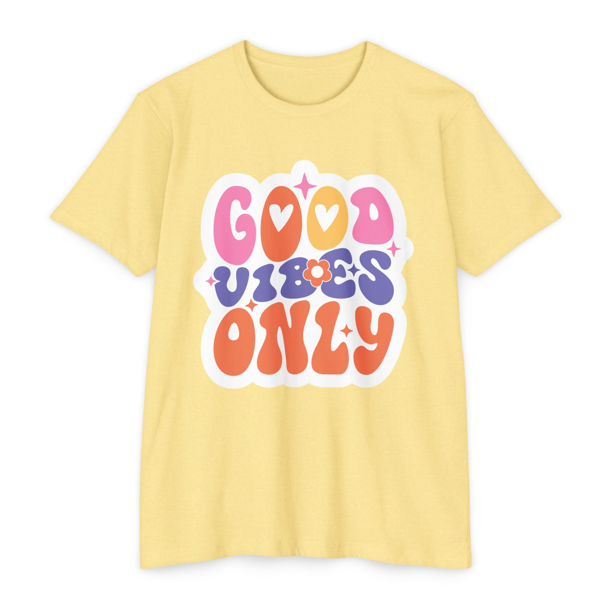 Women’s Boyfriend Tee "Good Vibes Only" - Comfortable Women's T-Shirt