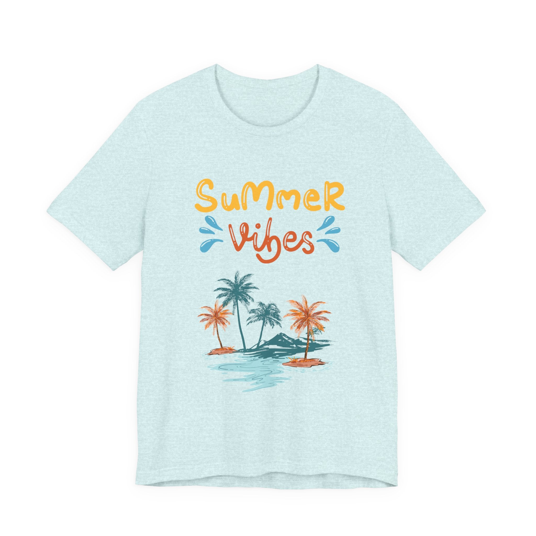 Hello Summer Tee – Pastel Beach Graphic T-Shirt
