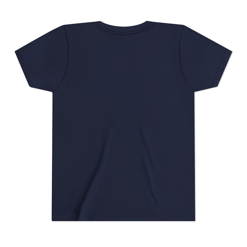 Youth Tee — "Stay True and Be You" Rainbow Script Kids T-Shirt