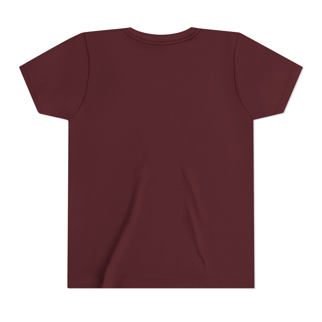 Youth Tee — "Stay True and Be You" Rainbow Script Kids T-Shirt