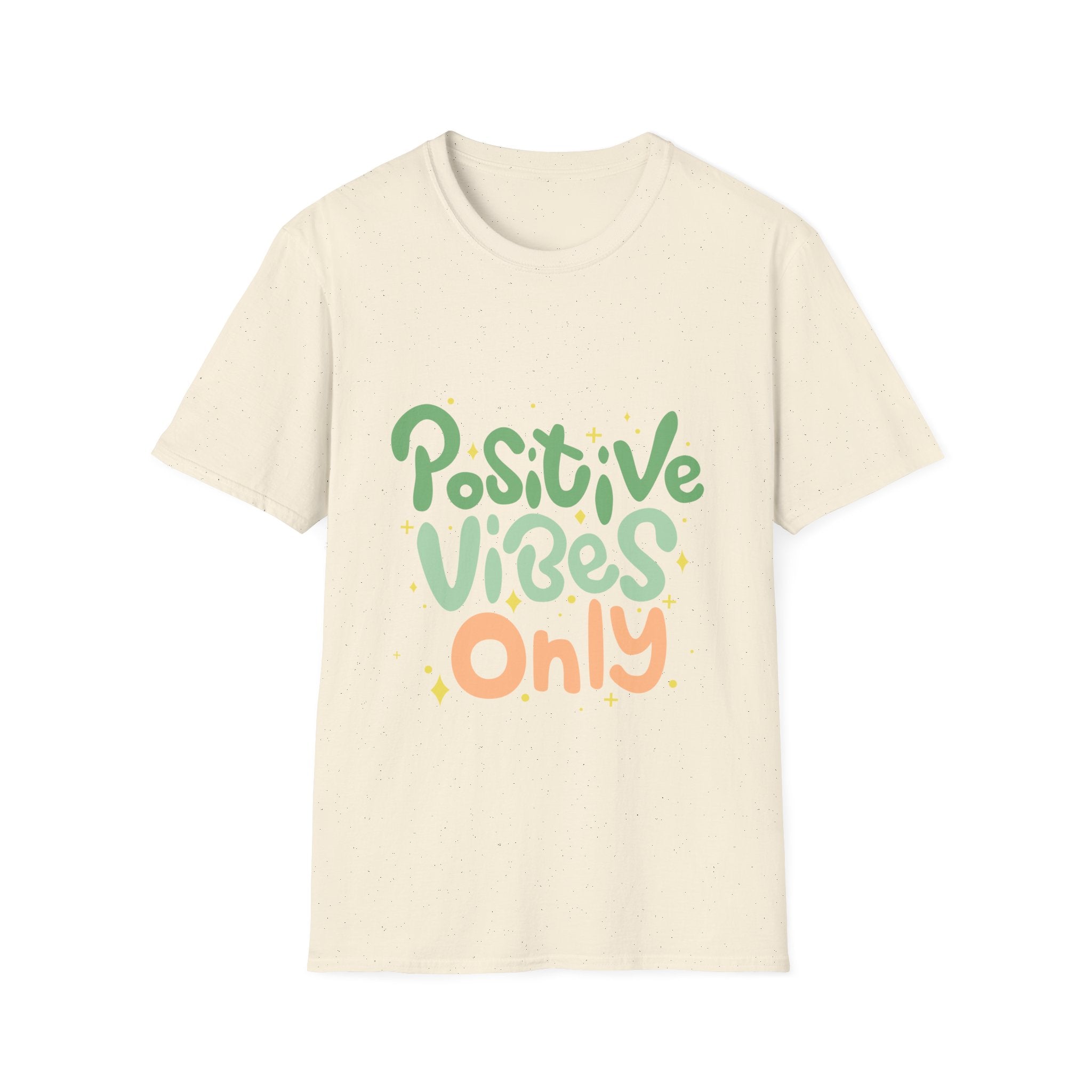Positive Vibes Only Text Printed T-Shirt - Feel Good Vibes T-shirt