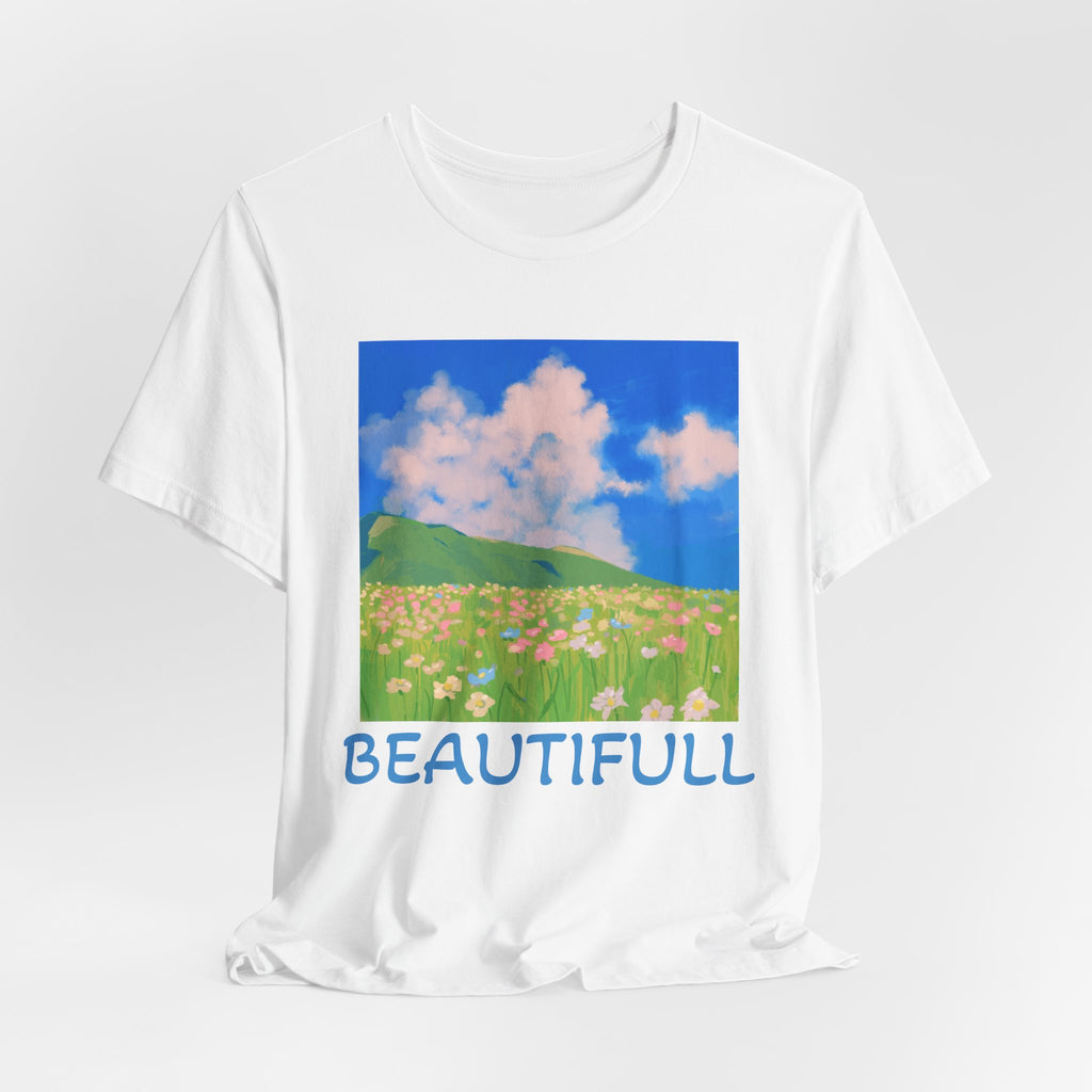 Floral Field Printed T-Shirt — Beautiful Floral Daily Wear