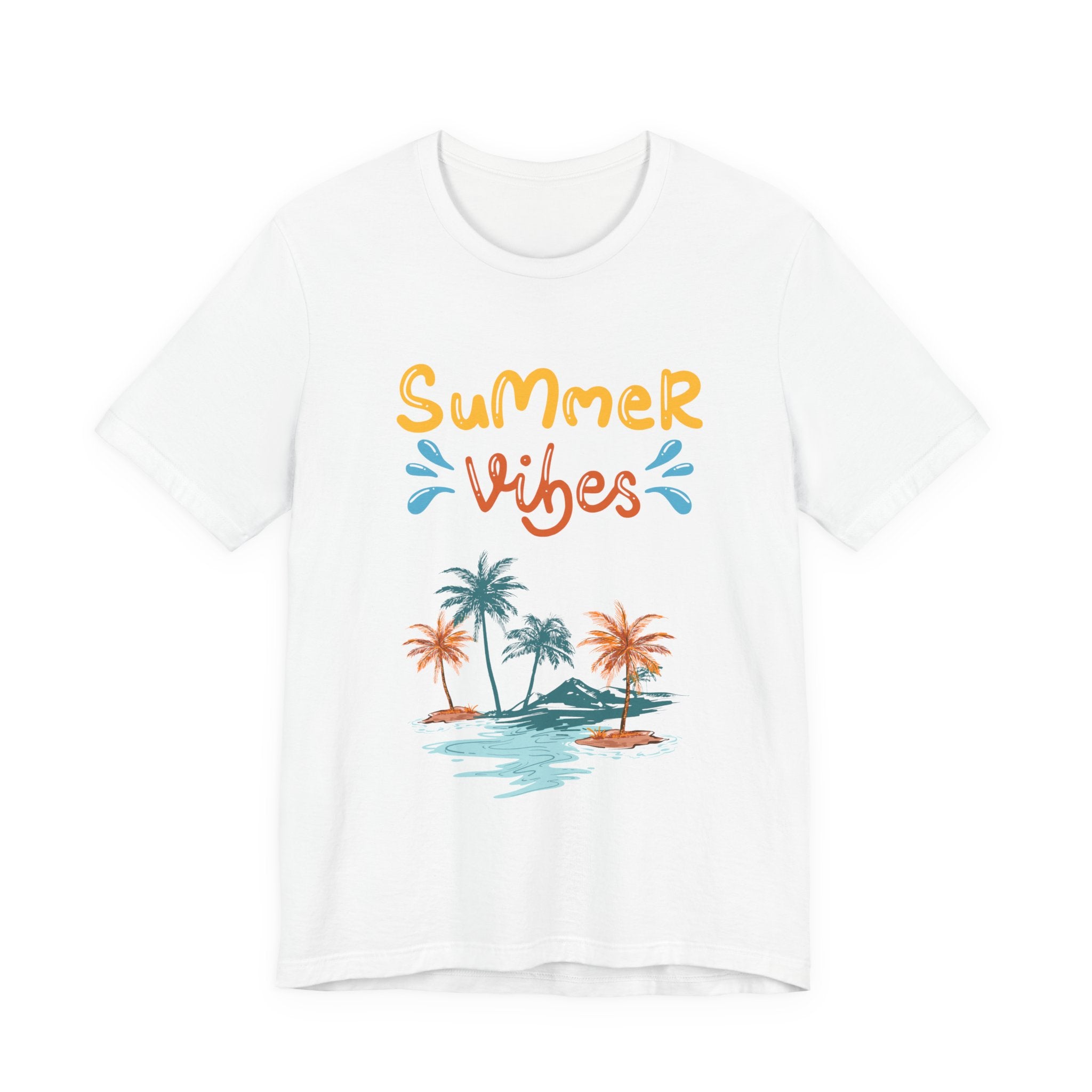 Hello Summer Tee – Pastel Beach Graphic T-Shirt