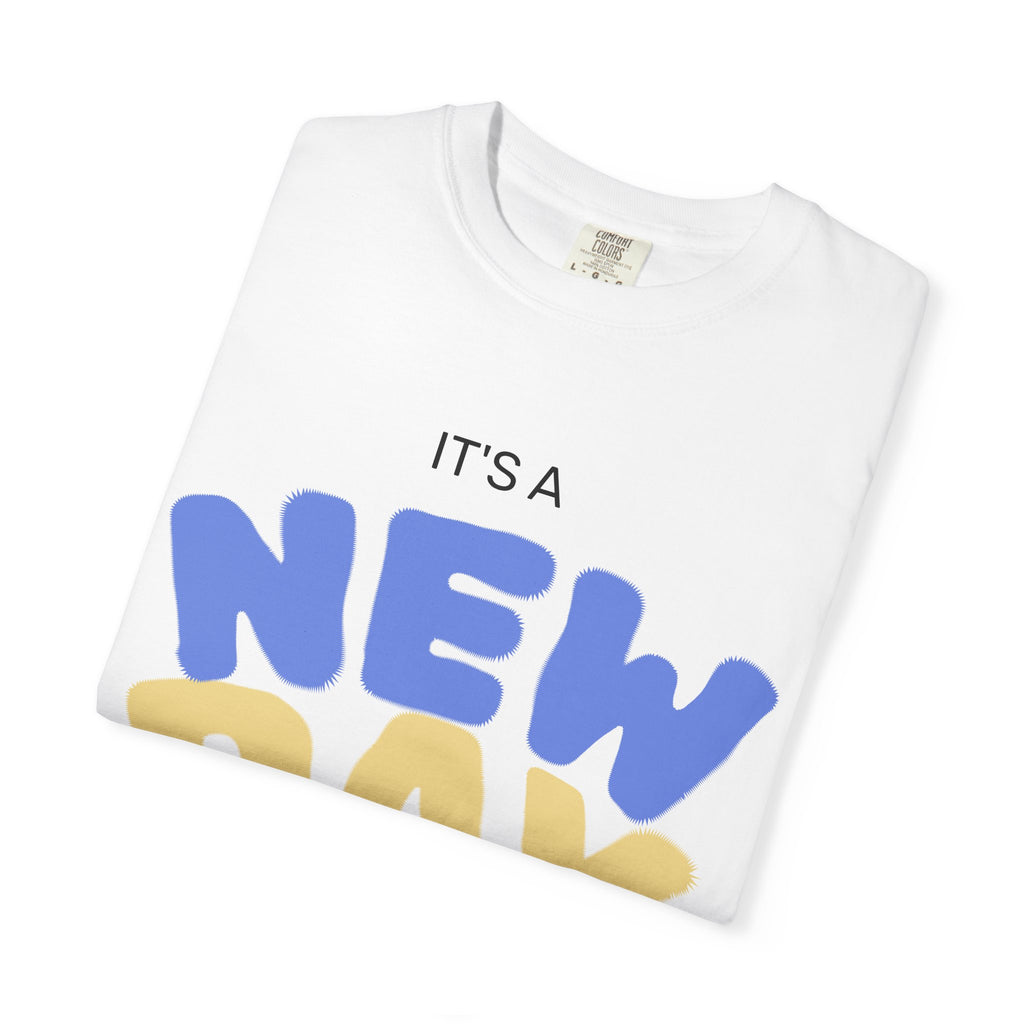 New Day "Rise N' Shine" T-Shirt — Happy and Dazzling Graphic Tee